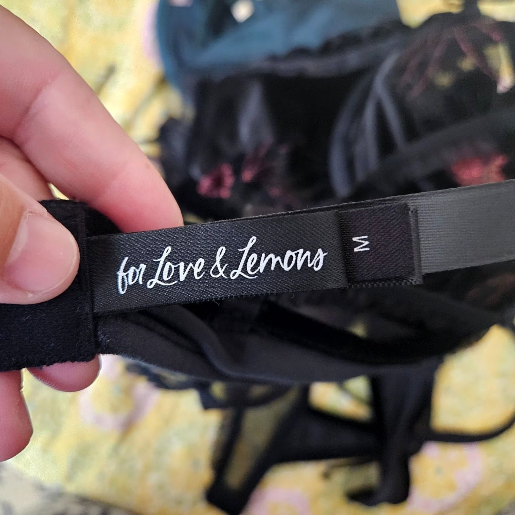 For Love & Lemons For Love & Lemons Margo Black Velvet Lace Corset Bustier Crop Top Women's M Velvet Lace Corset Bustier Crop Top Womens M Black Size M / US 6-8 / IT 42-44 - 5 Thumbnail