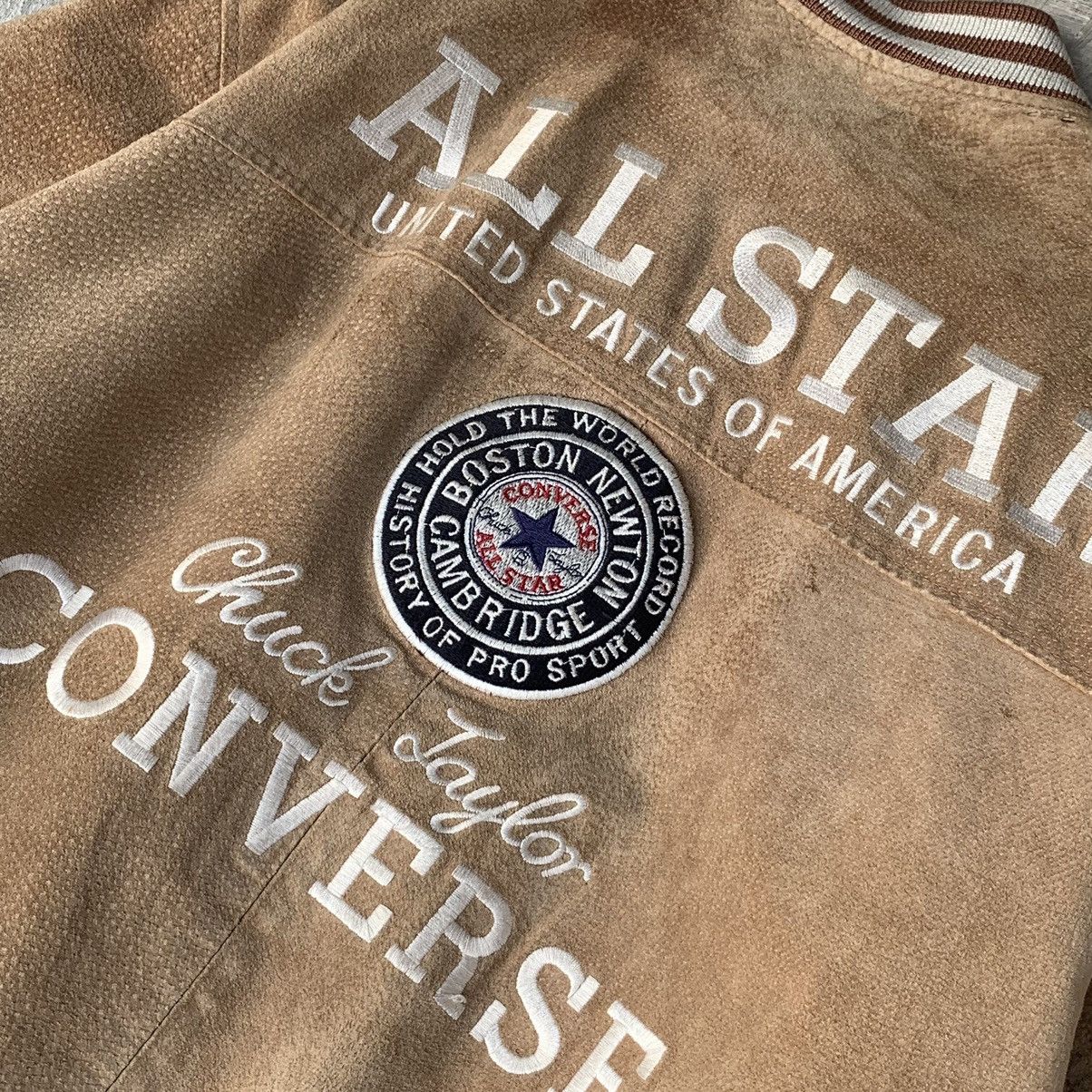 Converse Converse varsity USA embroided. suede leather Jacket vintage Size US L / EU 52-54 / 3 - 5 Thumbnail