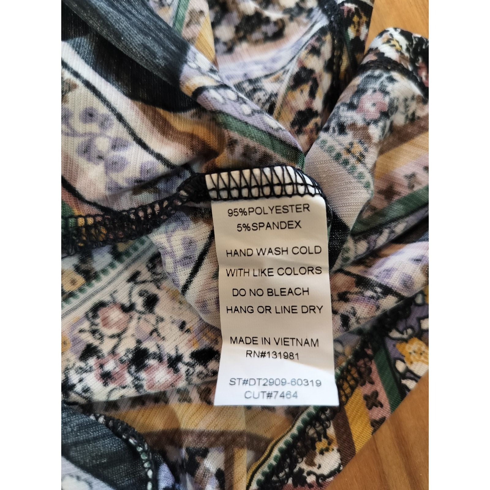 Other Late August Patchwork Zip Front Short Sleeve Top M Size M / US 6-8 / IT 42-44 - 8 Thumbnail