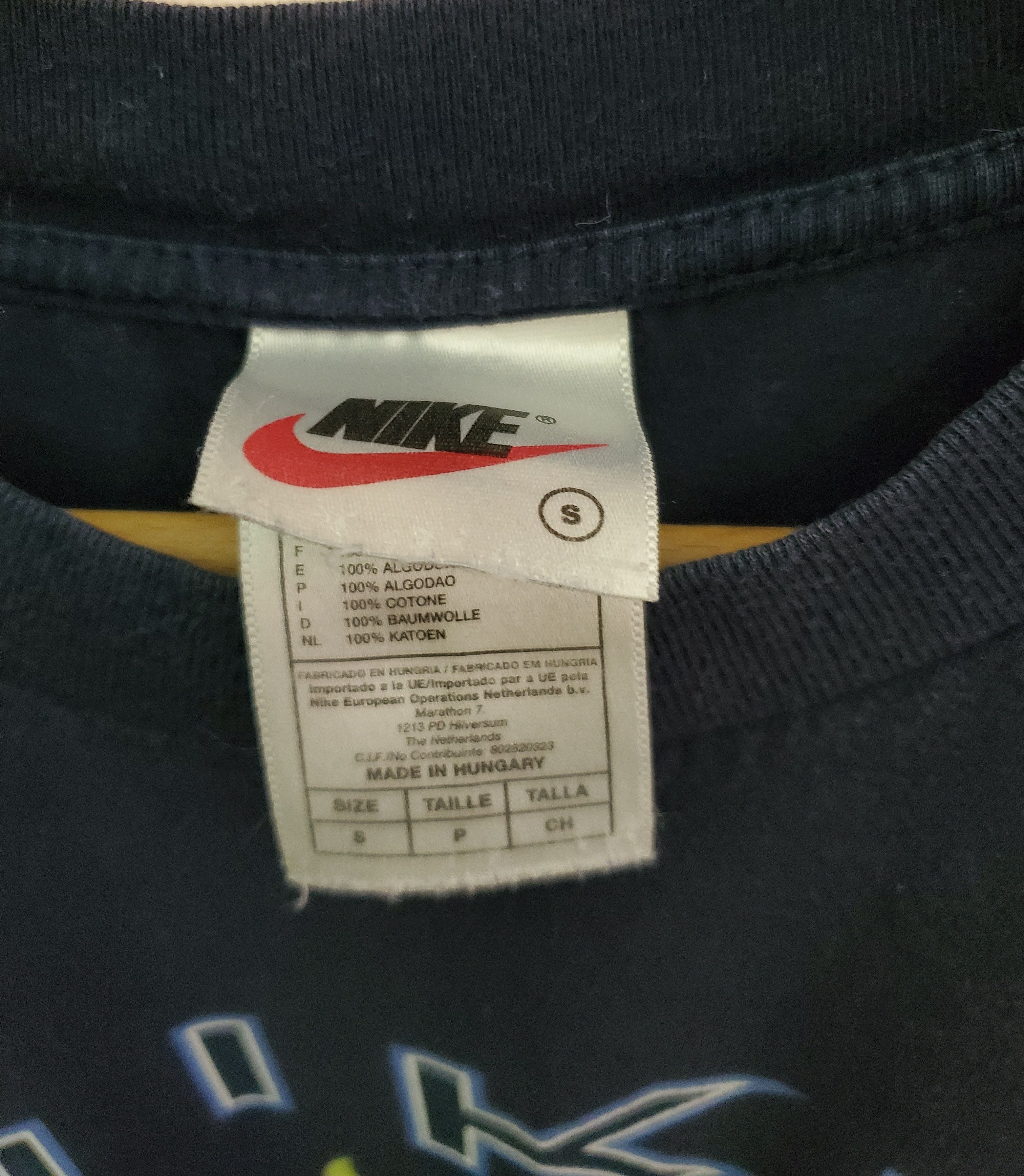 Nike × Vintage Vintage Nike Big Logo Retro T-Shirt Y2K size S Size US S / EU 44-46 / 1 - 3 Thumbnail