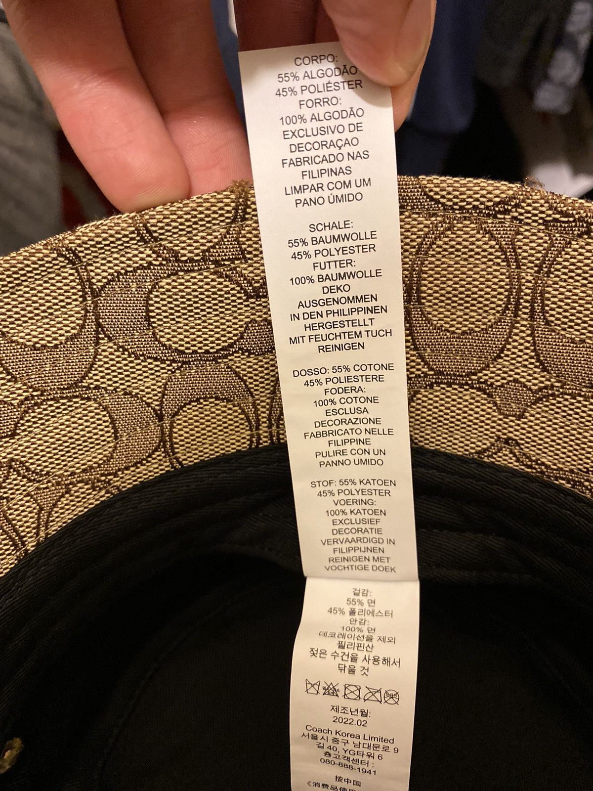 Coach × Vintage Coach bucket hat Size ONE SIZE - 6 Thumbnail