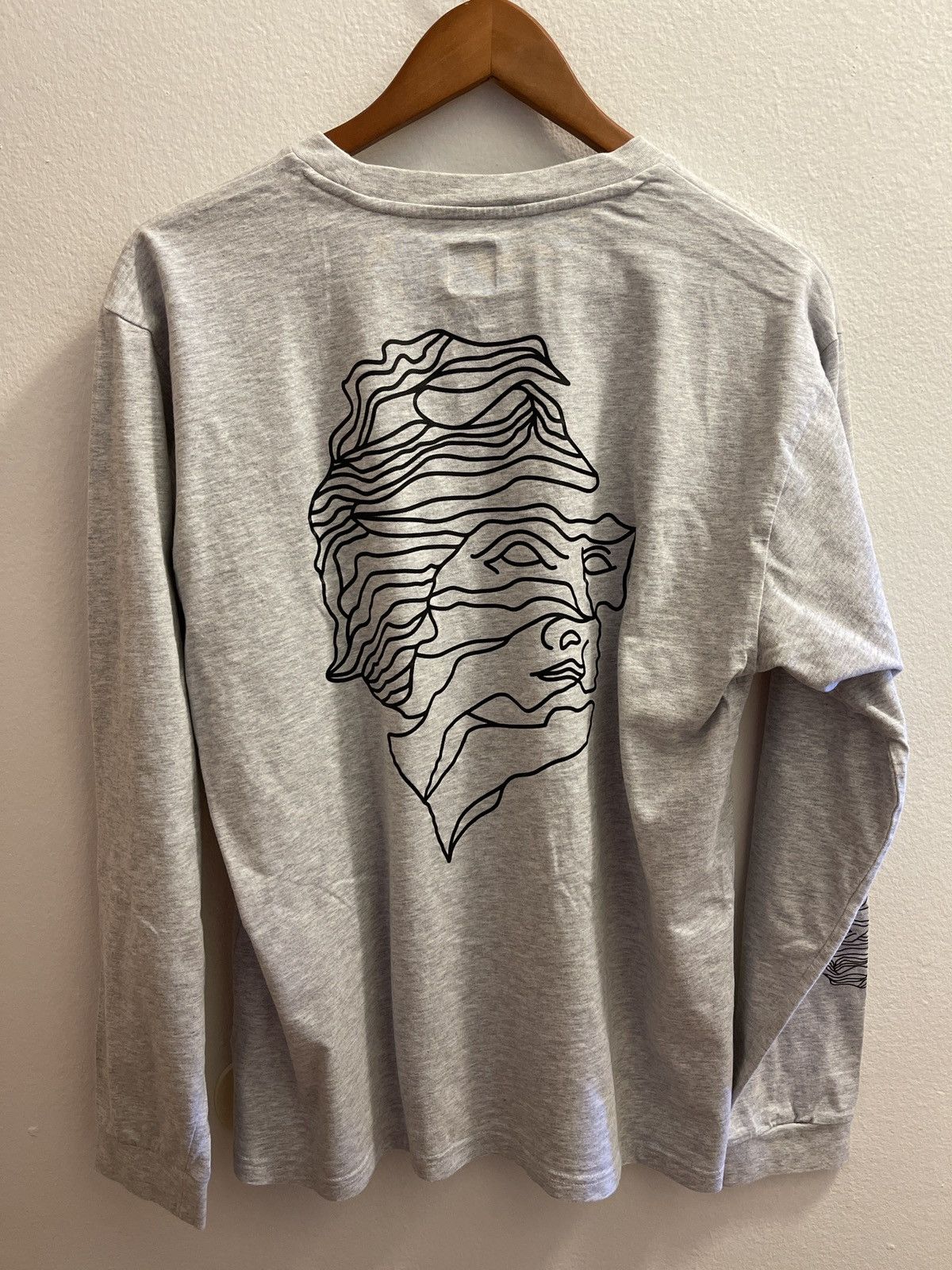 Adidas Adidas Long Sleeve Greek Tshirt Size US M / EU 48-50 / 2 - 2 Thumbnail