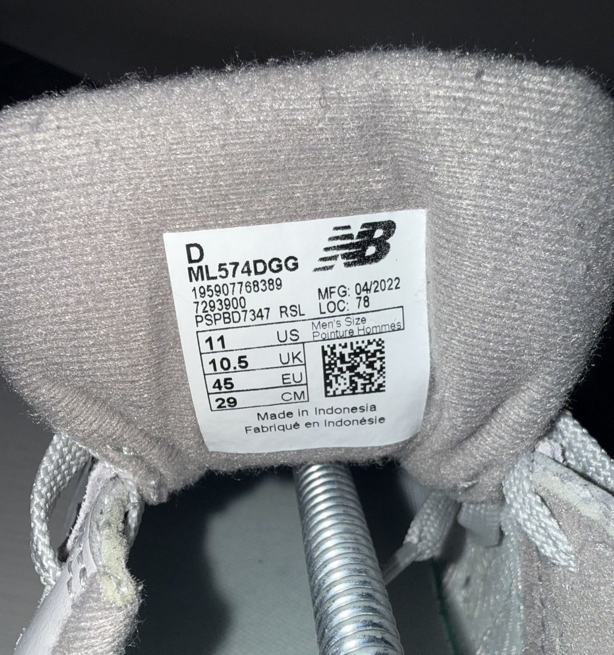 New Balance New Balance 574 Rugged ‘Rain Cloud Size US 11 / EU 44 - 7 Thumbnail