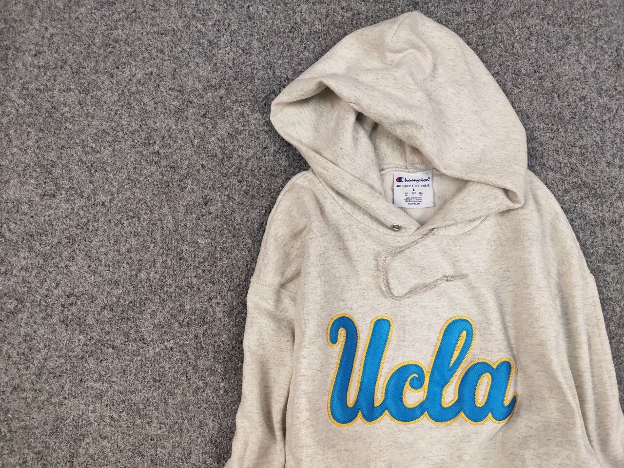 Champion Vintage Champion x Ucla Logo Classic Oversize Gray Hoodie Size US L / EU 52-54 / 3 - 11 Thumbnail