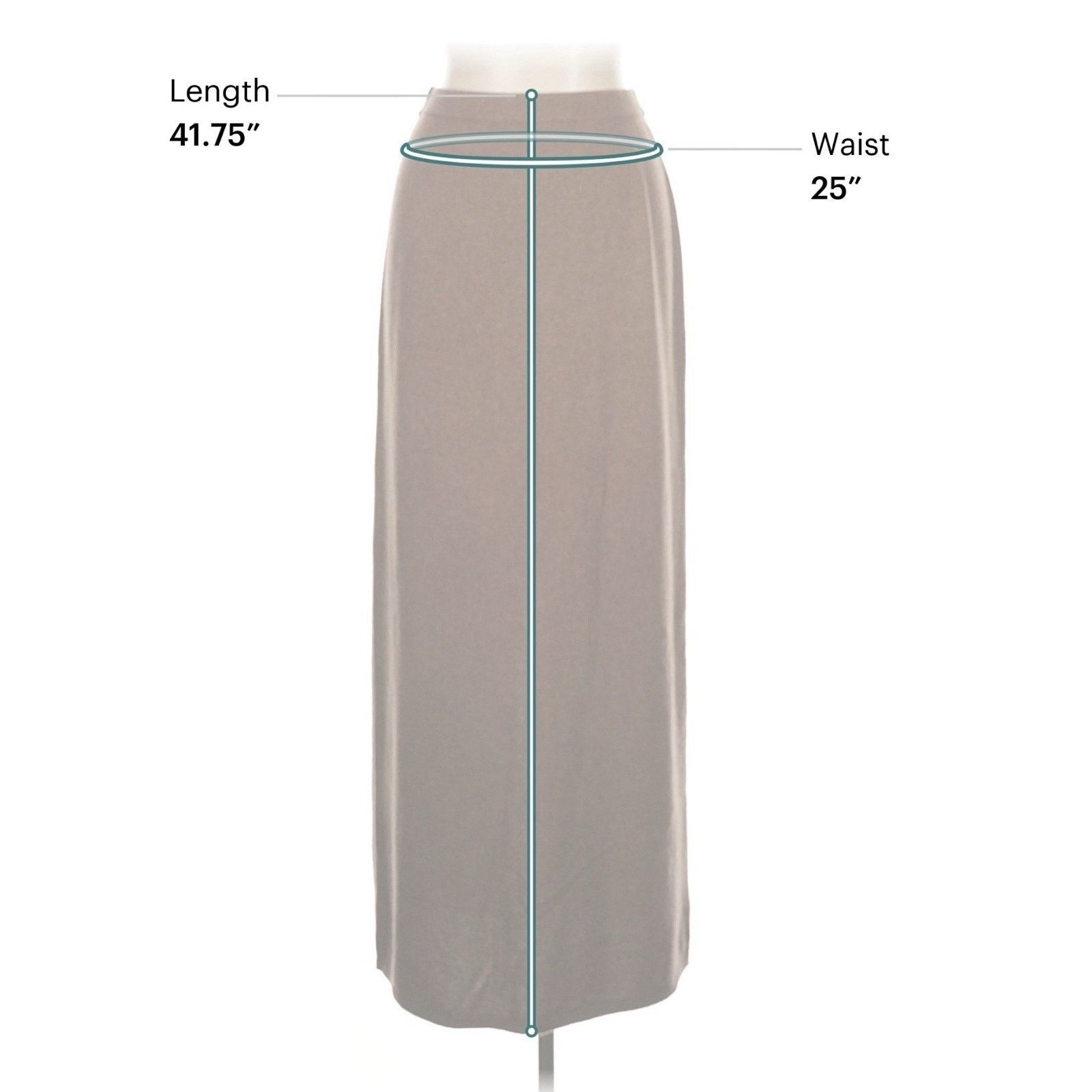 Other Roari Brown Cashmere Wool Pull On Maxi Ava Skirt Brown L Size 30" / US 8 / IT 44 - 6 Thumbnail