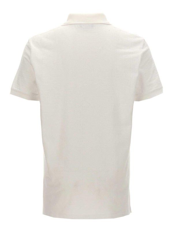 Balmain o1s1wg110925 Polo Shirt in White Size US L / EU 52-54 / 3 - 2 Thumbnail