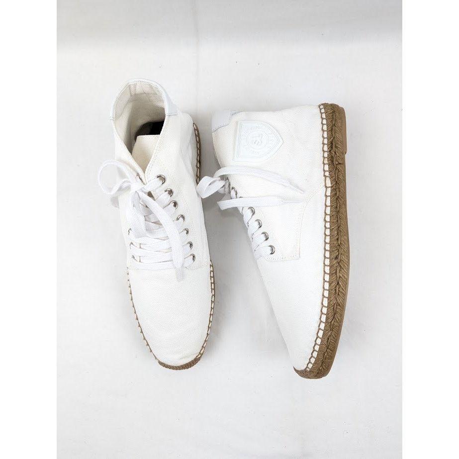 Saint Laurent Paris o1rshd1 Damon High-Top Sneakers in Off-White/Blanc Opti Size US 10 / EU 43 - 16 Thumbnail