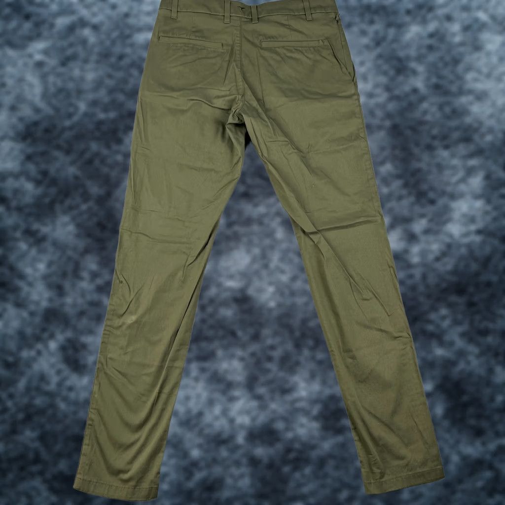 Vintage Birddogs Pants Mens Green Slim Fit Stretch Performance Lined Chino 32x34 Size US 32 / EU 48 - 1 Thumbnail