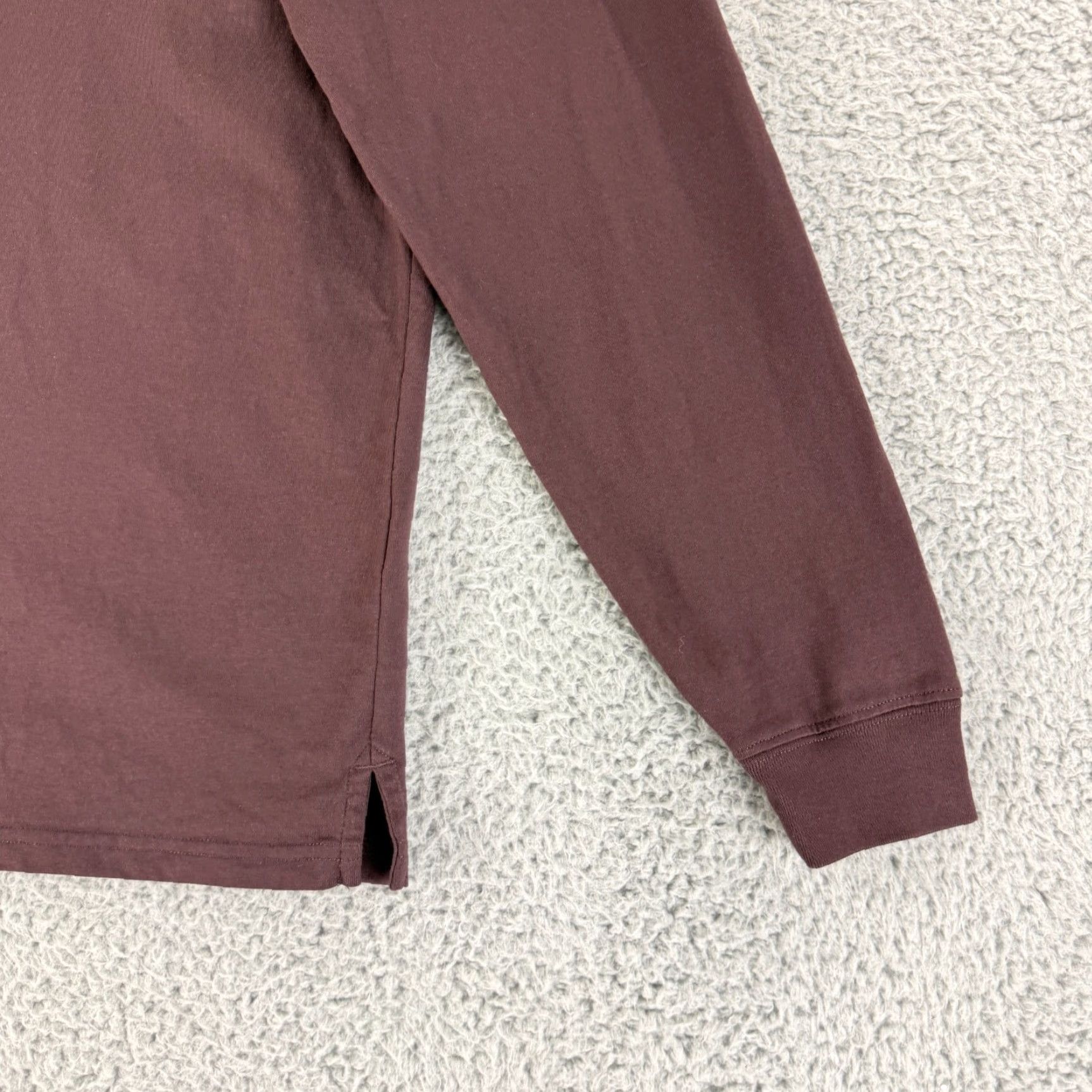 Pendleton Pendleton Deschutes T-Shirt Mens Small Maroon Long Sleeve Crew Neck Pocket Size US S / EU 44-46 / 1 - 3 Thumbnail