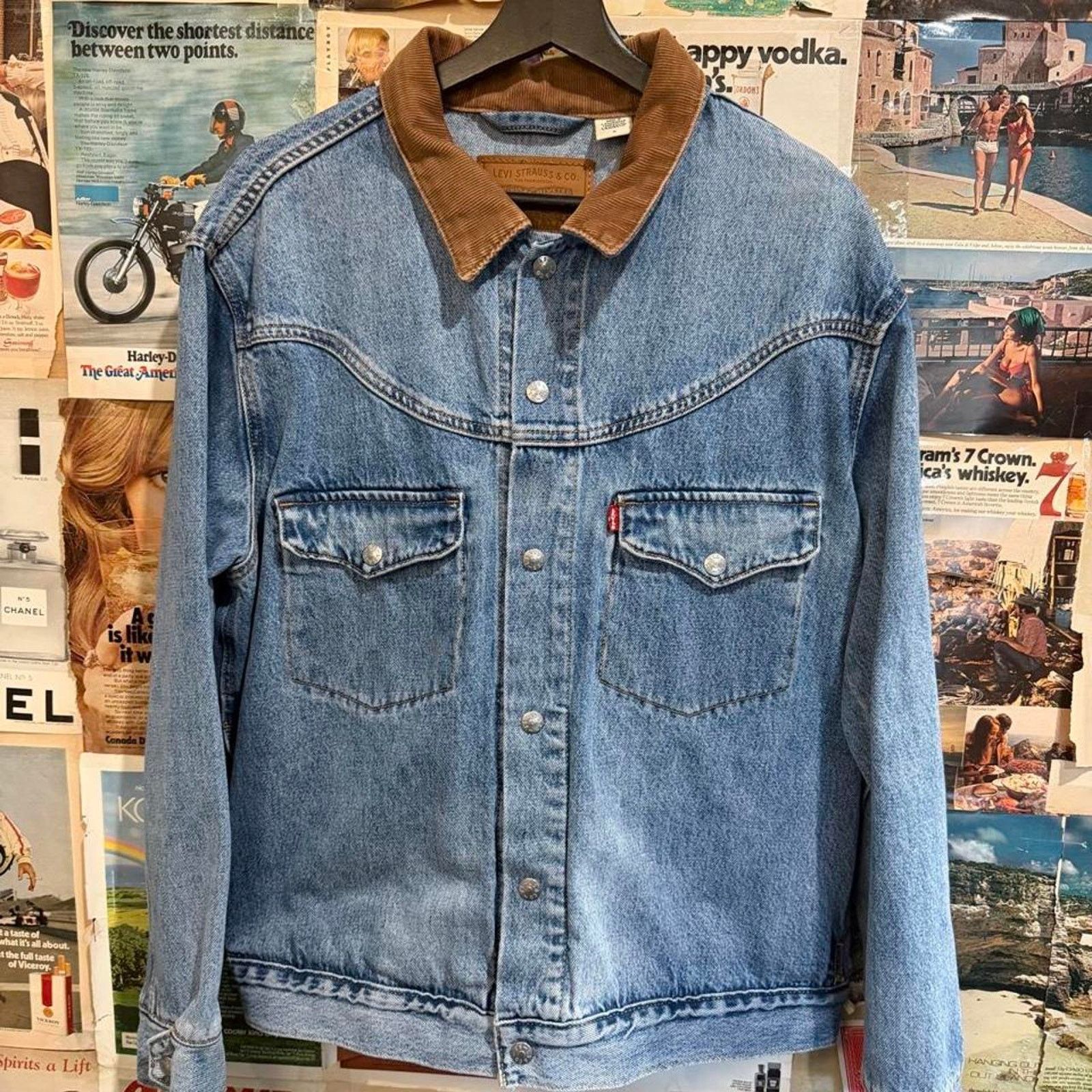 Levi's Levis blue denim jacket Size US M / EU 48-50 / 2 - 1 Thumbnail