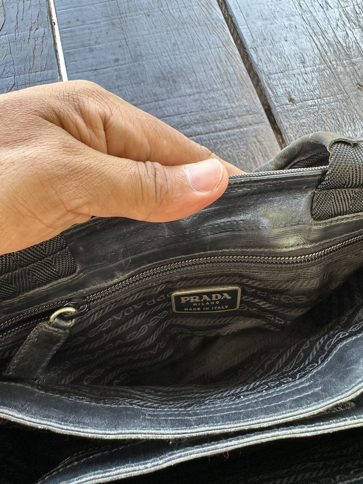 Prada × Vintage Vintage prada canvas hand carry bag Size ONE SIZE - 17 Thumbnail
