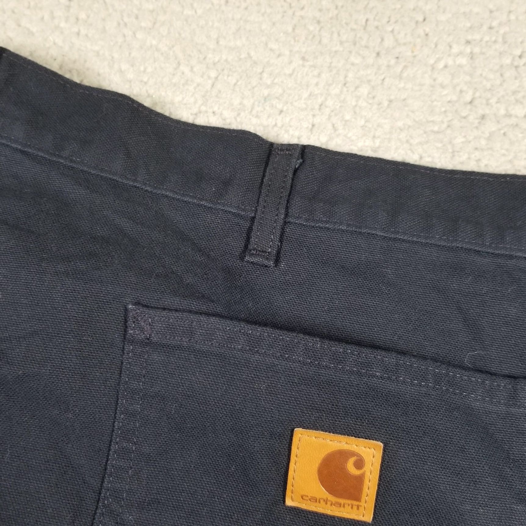 Carhartt Carhartt B11 MDT Cargo Work Pants Men 44x34 Navy Blue Canvas Workwear Casual Size US 44 / EU 60 - 7 Thumbnail