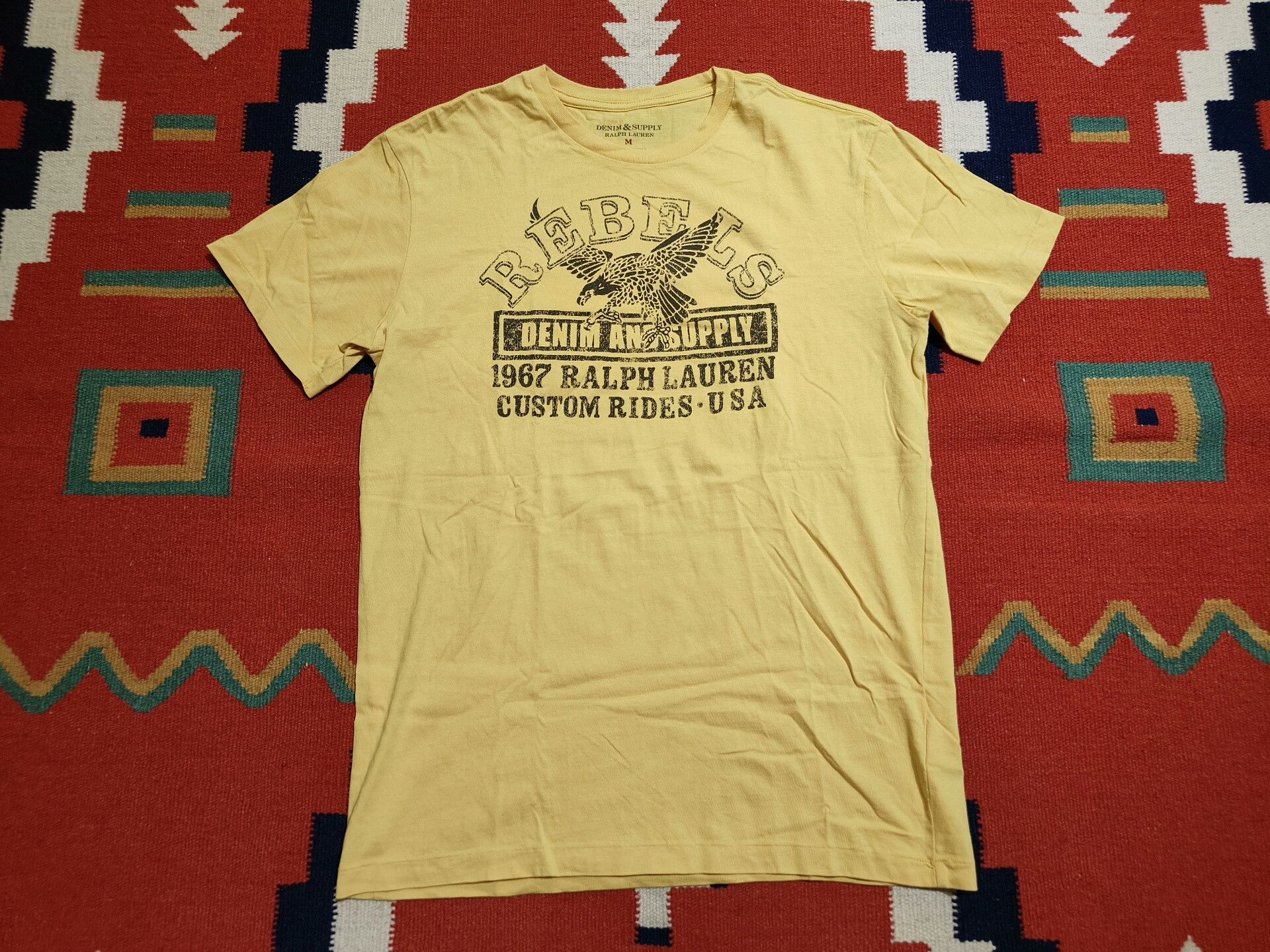 RRL Ralph Lauren Ralph Lauren Vintage Short Sleeve T-Shirt Size US M / EU 48-50 / 2 - 1 Thumbnail