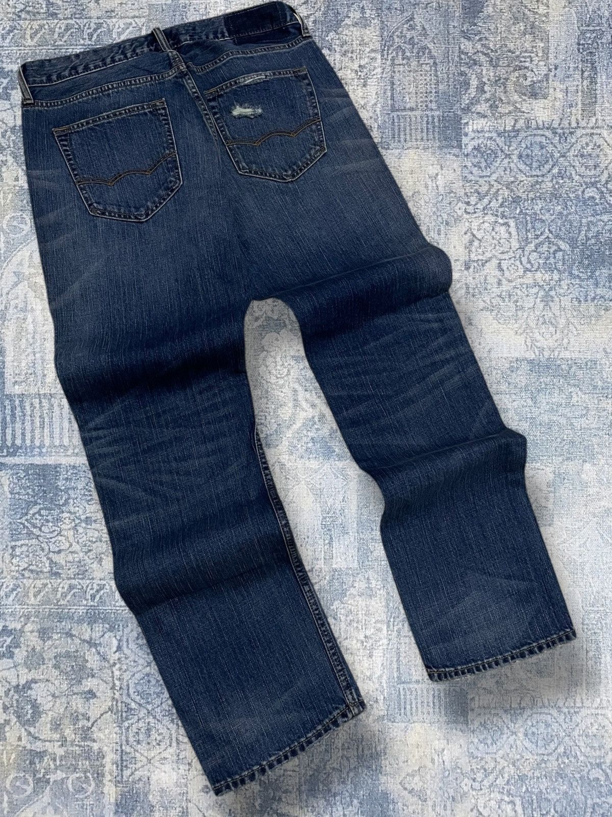 Japanese Brand Rare Designer American Eagle Outfiters Patchwork Distressed Size US 31 - 9 Thumbnail