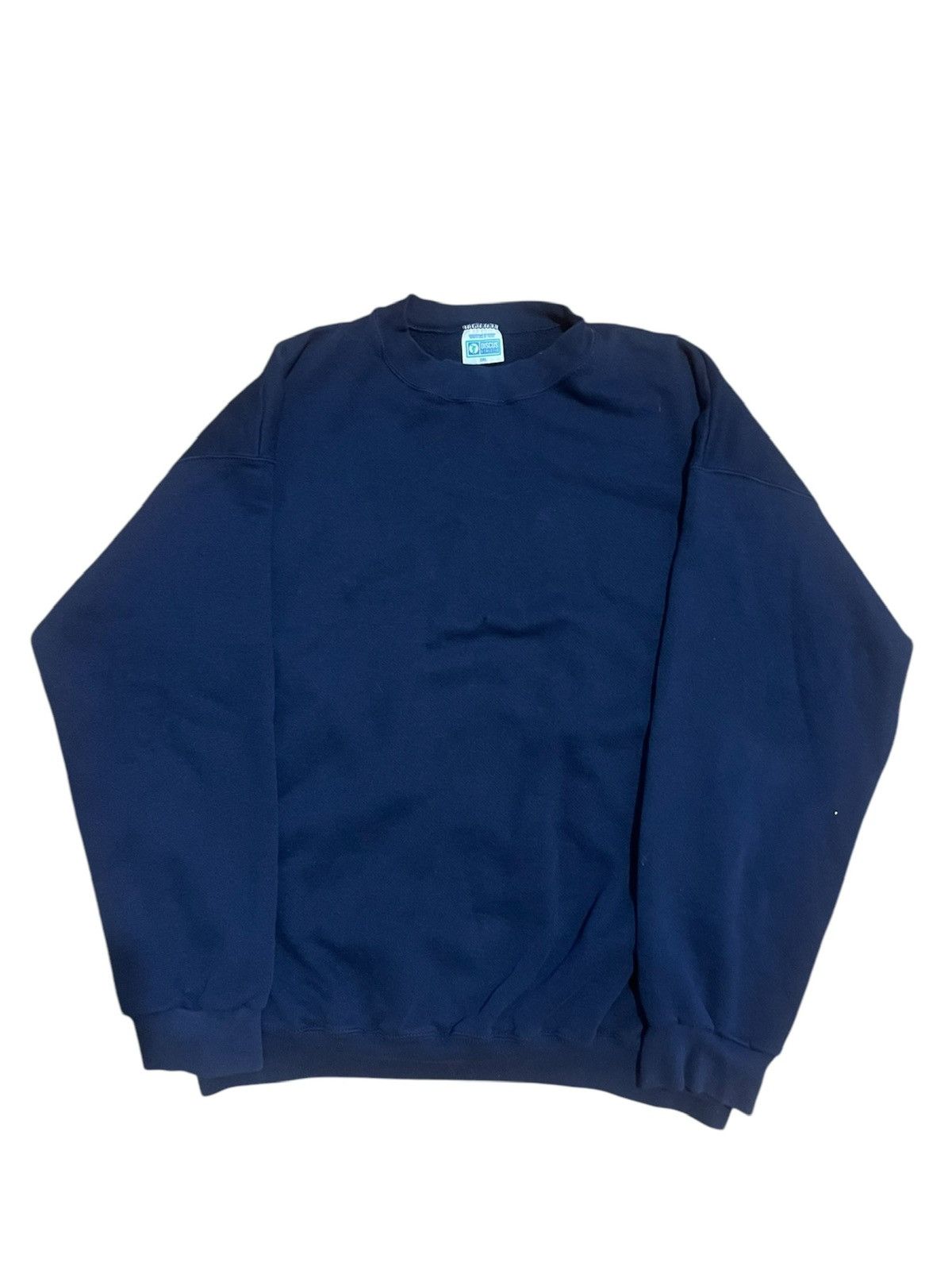 Vintage Vintage Navy Discus Athletic Blank Men Sweatshirt Sz XXL Size US XXL / EU 58 / 5 - 1 Thumbnail