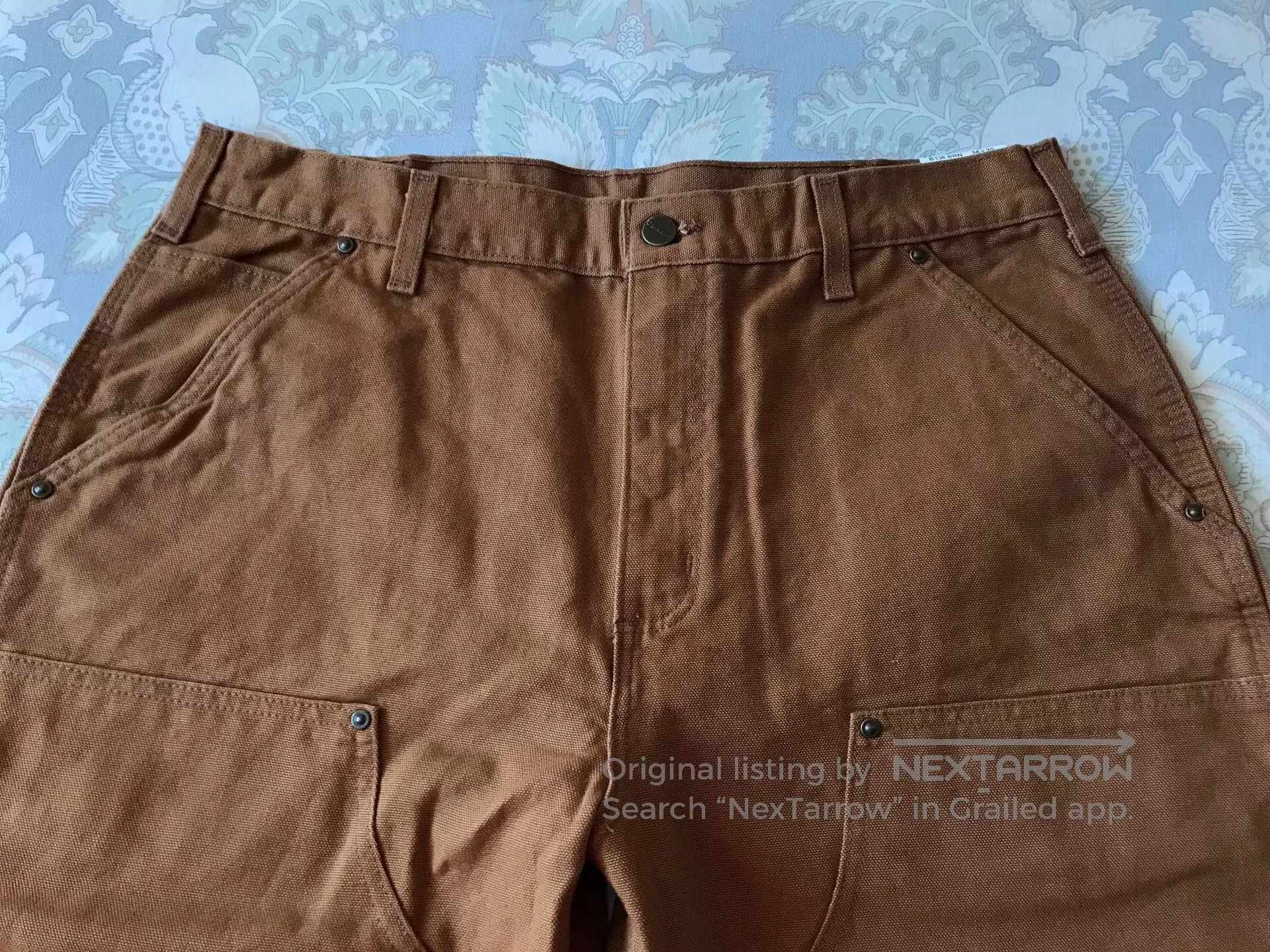 Carhartt Carhartt B136 Brown W36L30 Double Knee Pants. Size US 36 / EU 52 - 4 Thumbnail