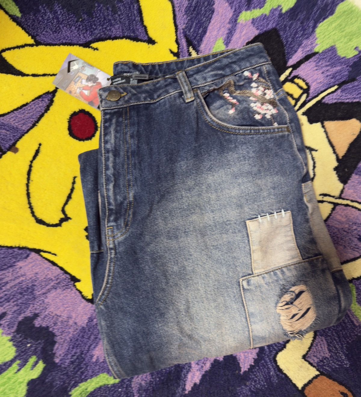 Derschutze “blossom v2” patchwork washed Denim Size US 36 / EU 52 - 7 Thumbnail
