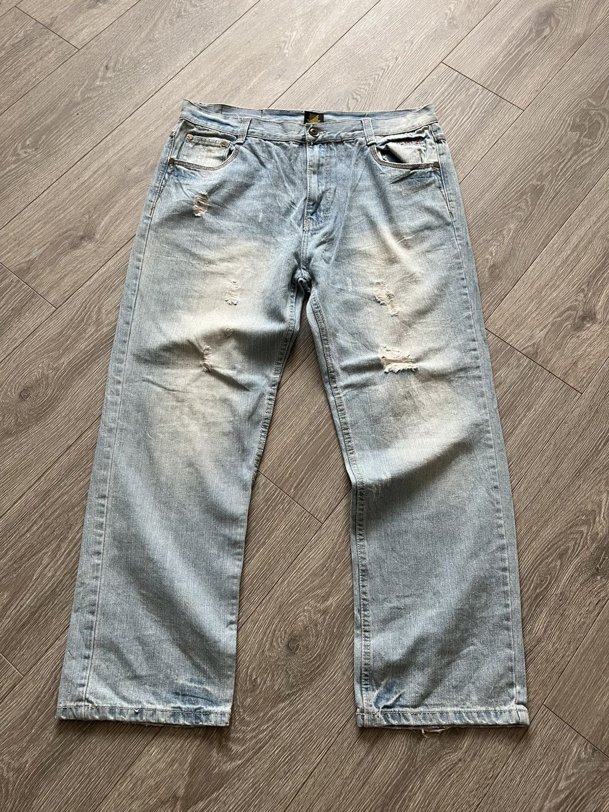 Makaveli Vintage 2PAC Makaveli Baggy Jeans Pants Size US 38 / EU 54 - 12 Thumbnail