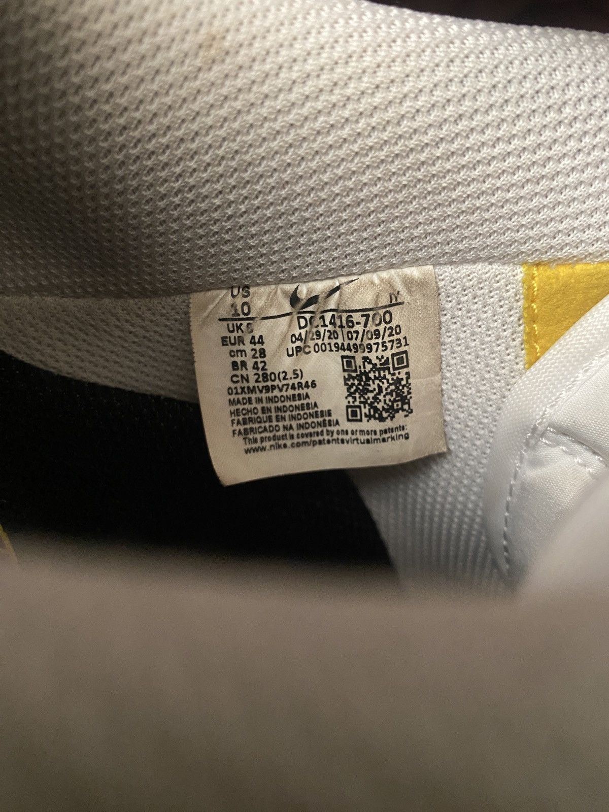 Nike Nike AF1 Low ‘Thank You Plastic Bag’ Size US 10.5 / EU 43-44 - 6 Thumbnail