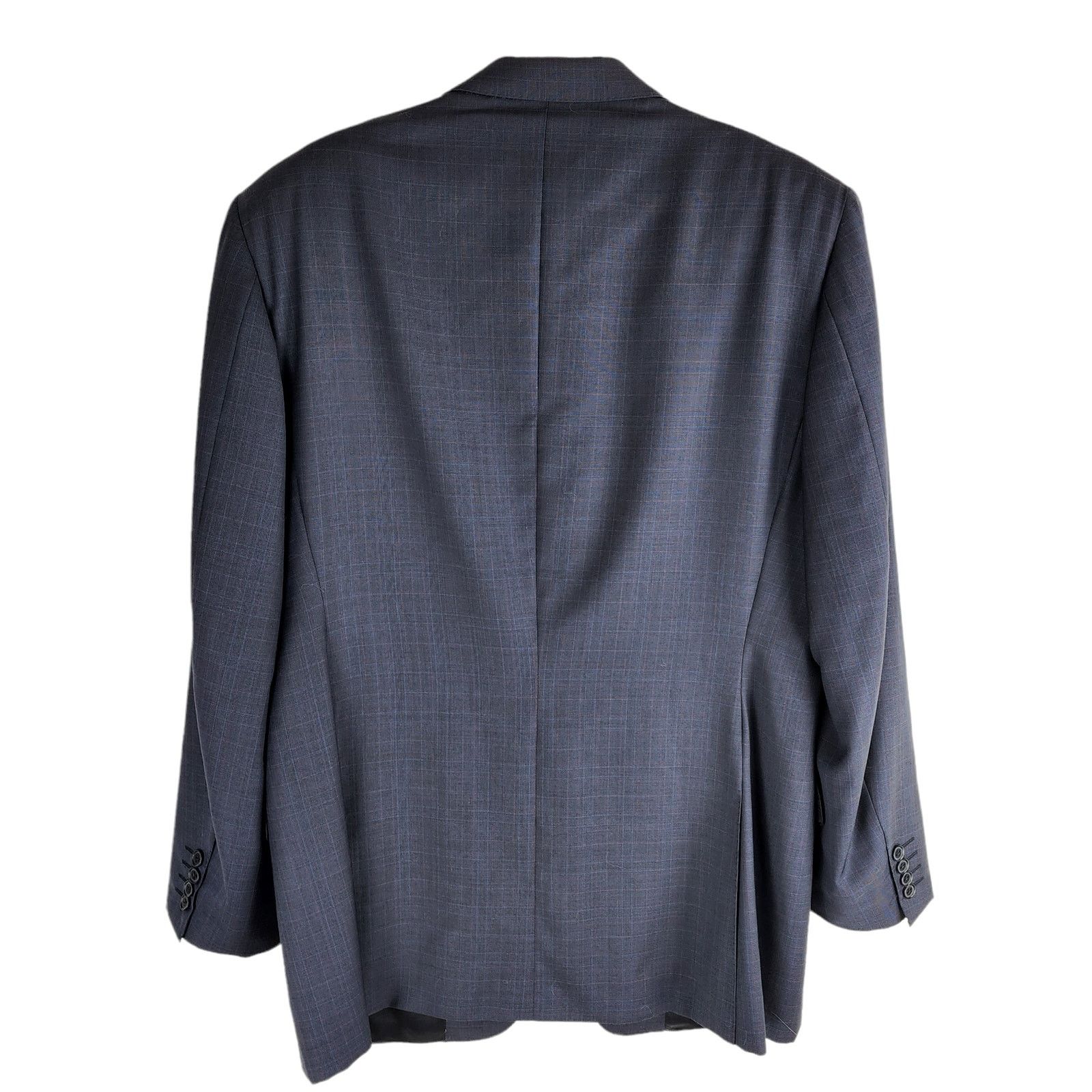 Canali Canali Super 120s Wool Three Button Pin Stripe Blazer 46R Size 46R - 4 Thumbnail