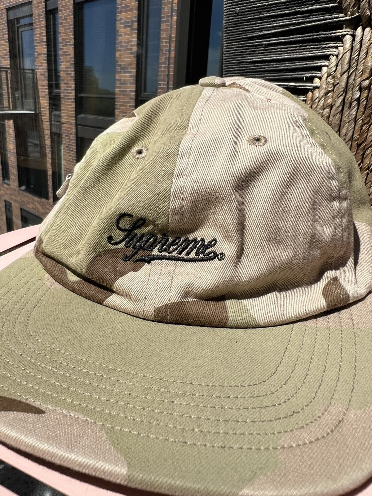 Supreme S/S ‘18 Side Pocket Script 6-Panel Size ONE SIZE - 2 Thumbnail