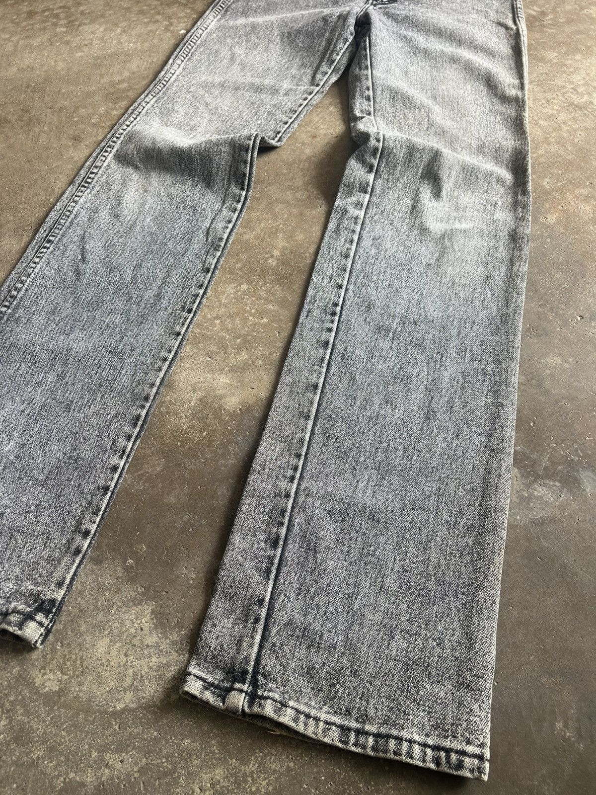 Wrangler VINTAGE WRANGLER GALACTIC WASH DISTRESSED DENIM JEANS Size US 28 / EU 44 - 7 Thumbnail