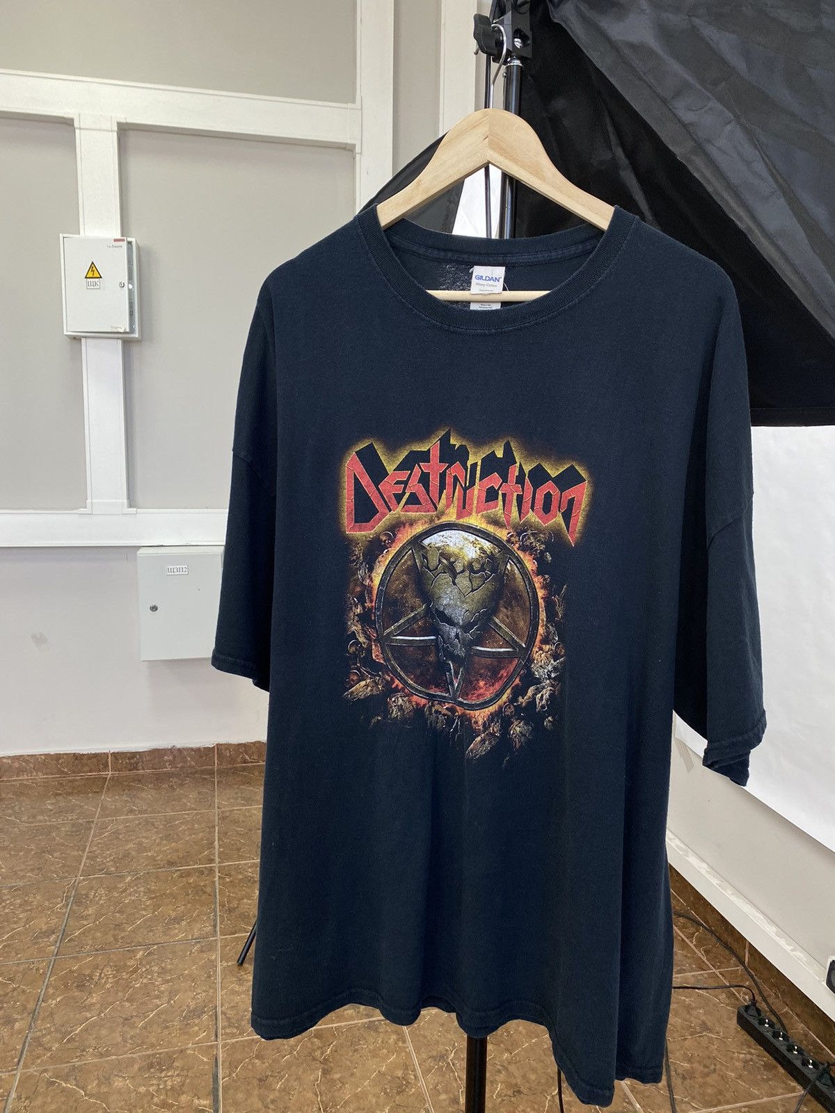 Band Tees Vintage Y2K Destruction Black Metal T-Shirt Rare Retro Size US XXL / EU 58 / 5 - 1 Thumbnail