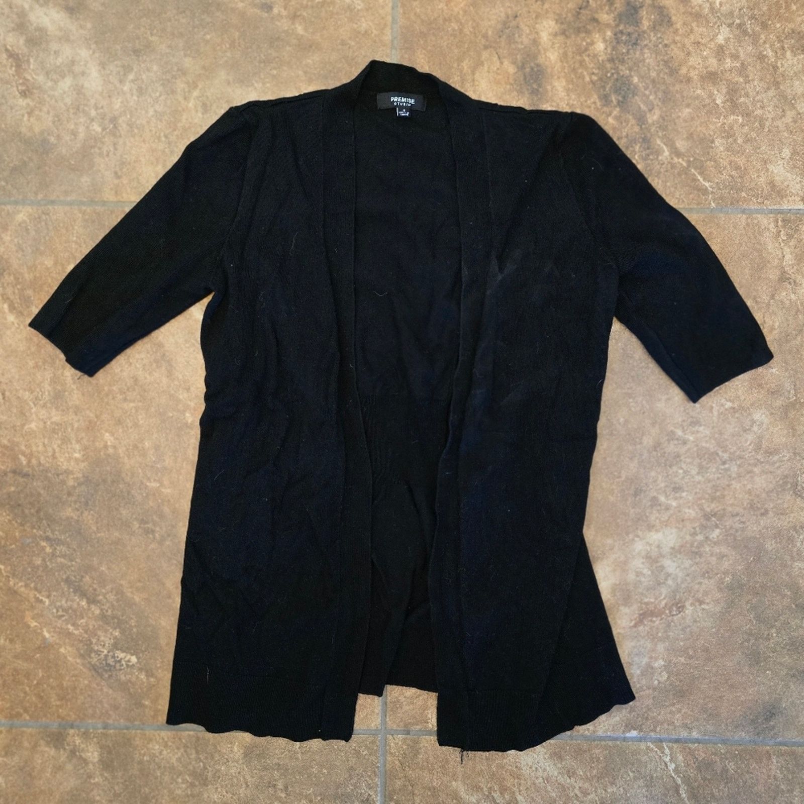 Other Black | PREMISE | Cardigan 1/2 Sleeve Size S / US 4 / IT 40 - 1 Thumbnail