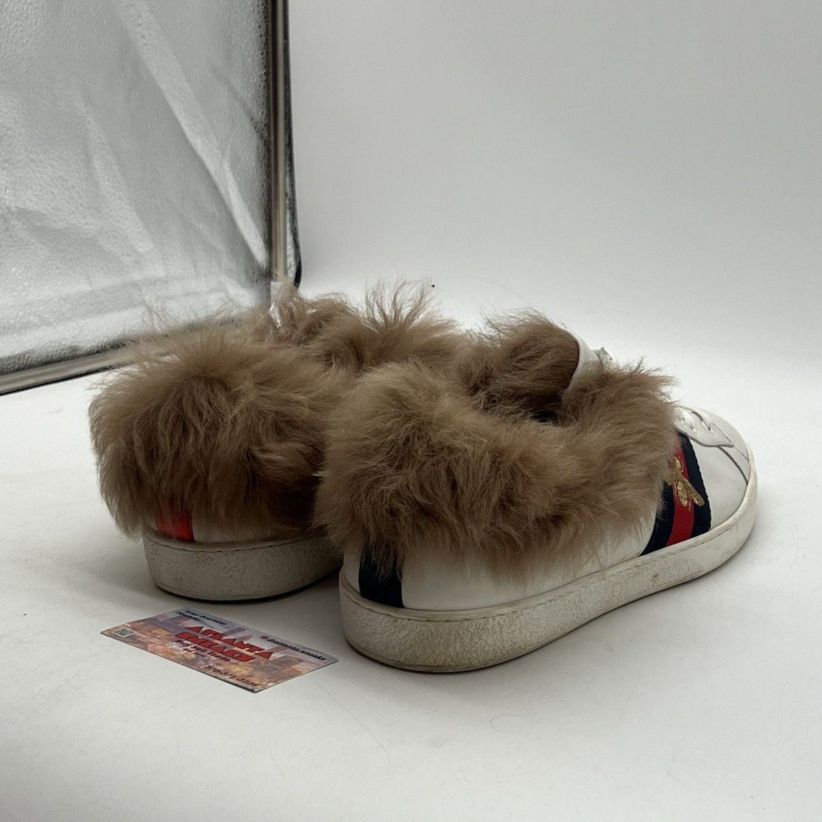 Gucci Gucci Ace Sneakers Fur Women Size US 13 / EU 46 - 5 Thumbnail