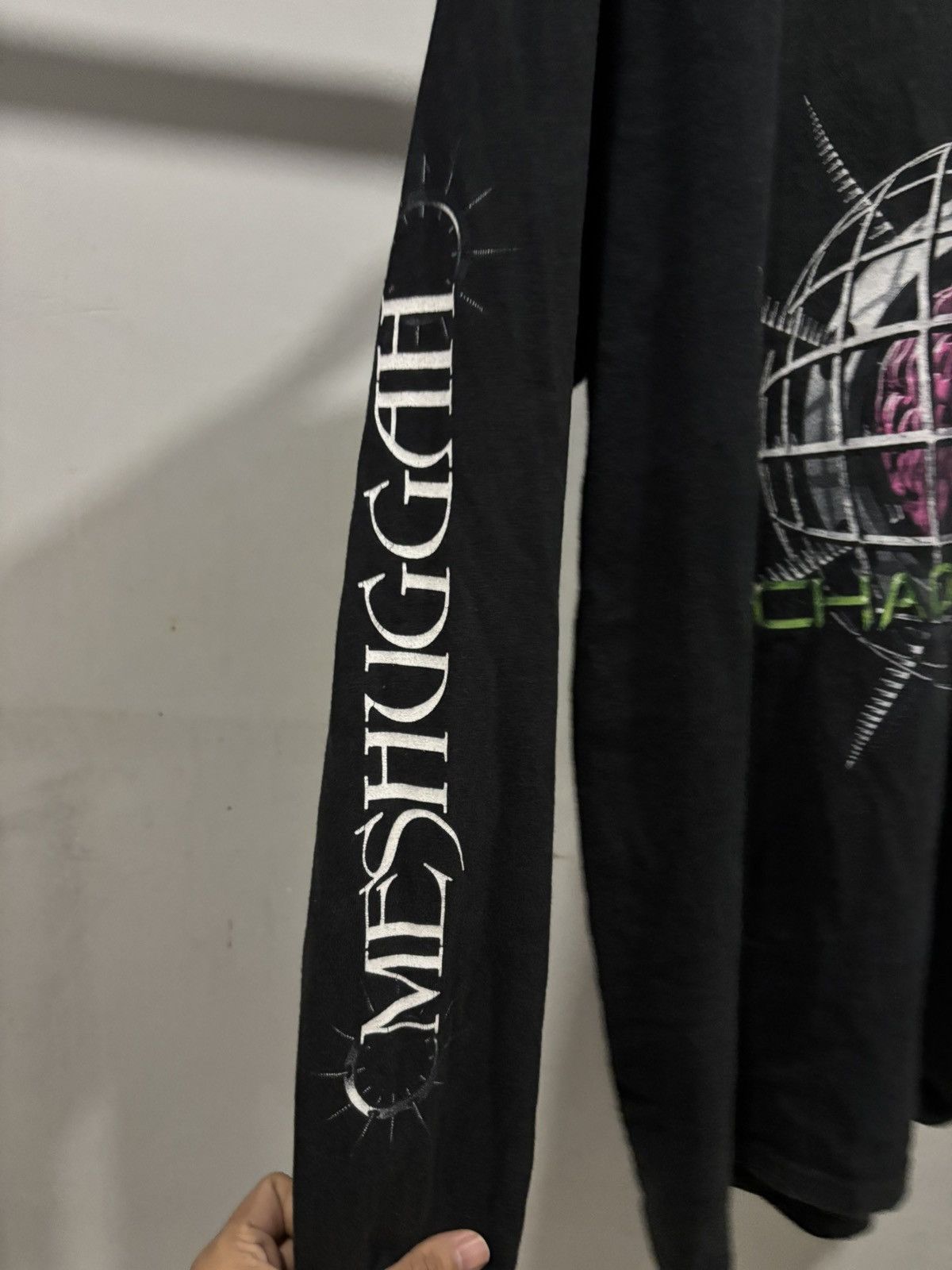 Band Tees VINTAGE MESHUGGAH CHAOSPHERE LONG SLEEVE RARE SHIRT Size US XL / EU 56 / 4 - 6 Thumbnail