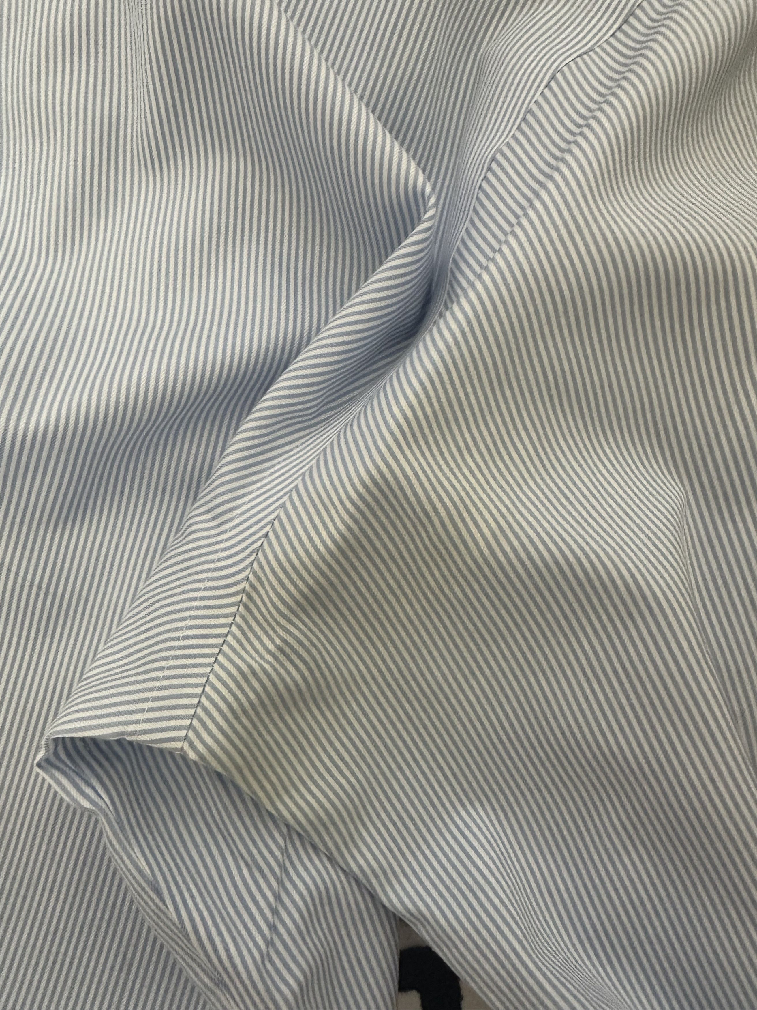 Brooks Brothers Supima Pinstripe Cutaway Collar Non-Iron (14.5/33) Size US S / EU 44-46 / 1 - 4 Thumbnail