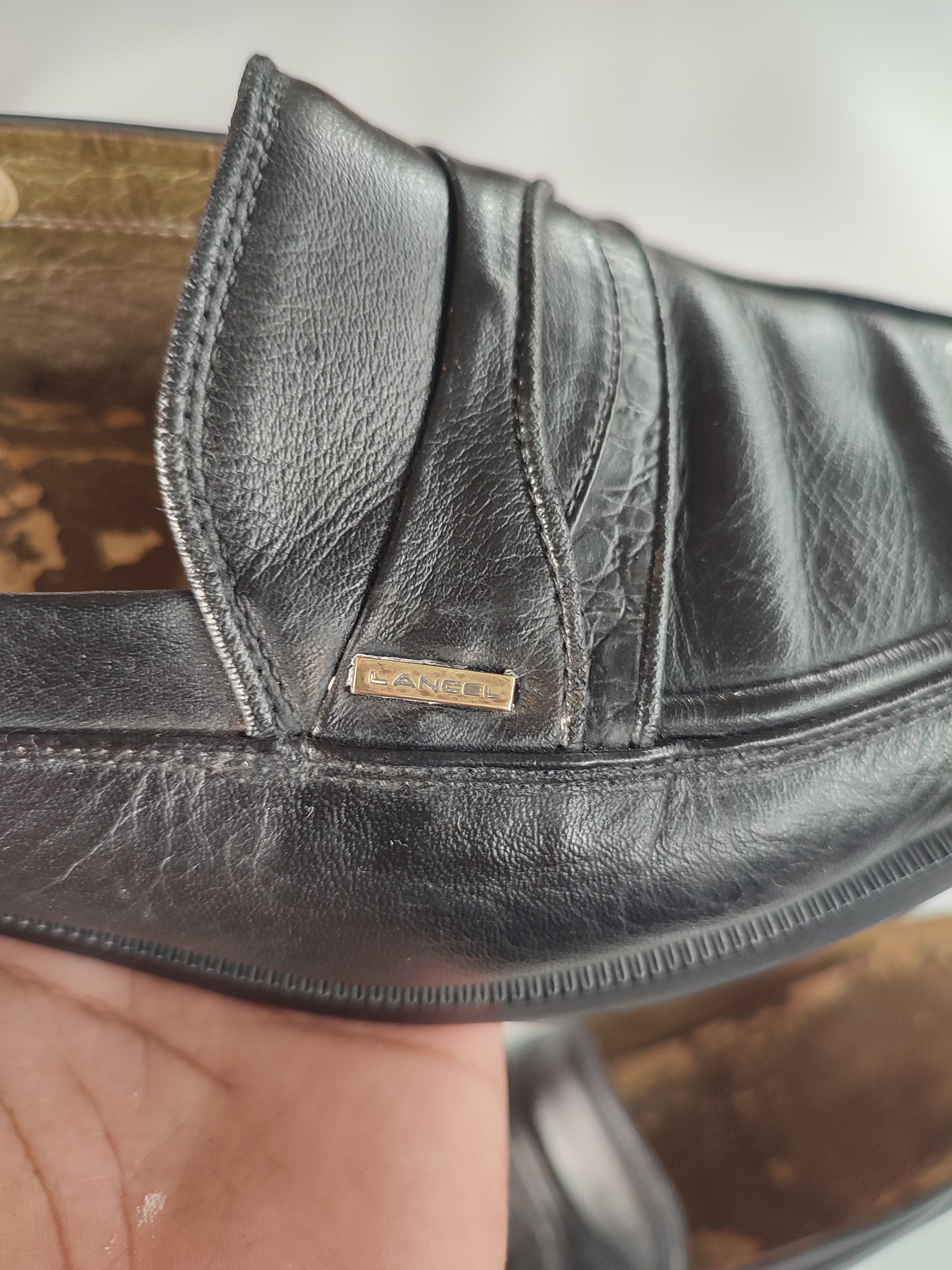 Lancel Authentic Lancel Black Leather Loafers Size US 7 / EU 40 - 3 Thumbnail
