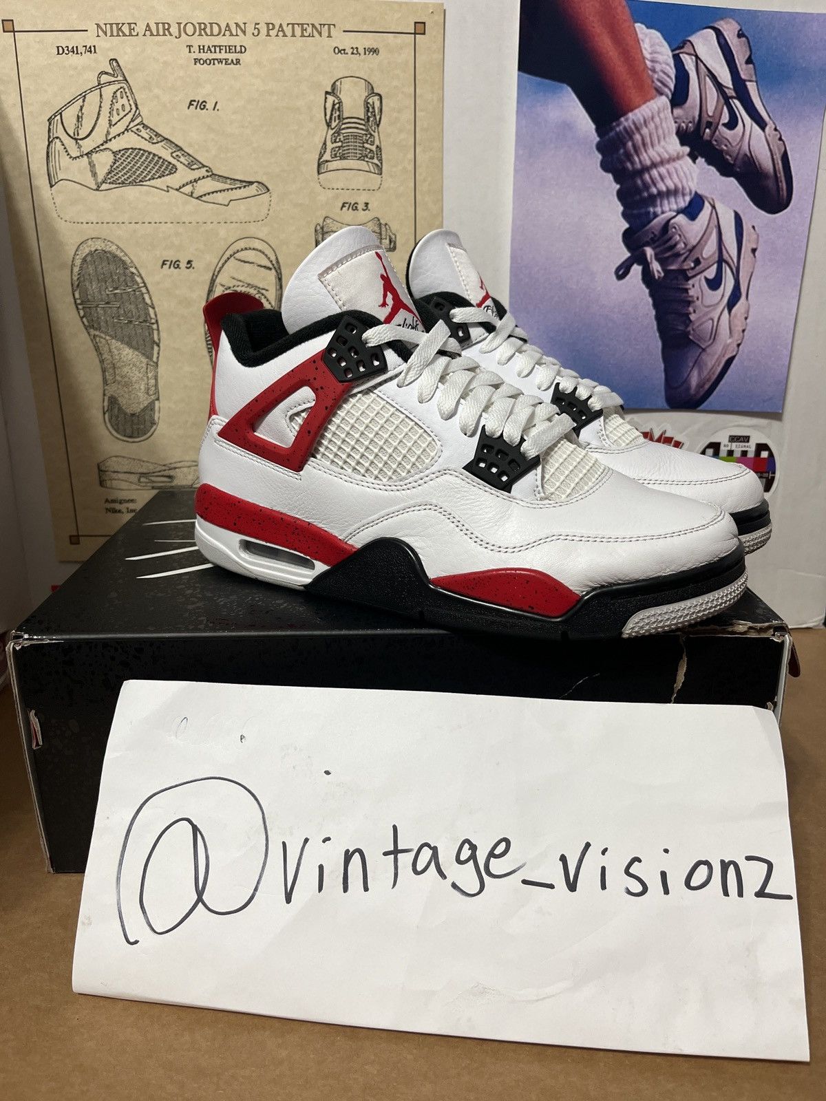 retro 4 jordans cement