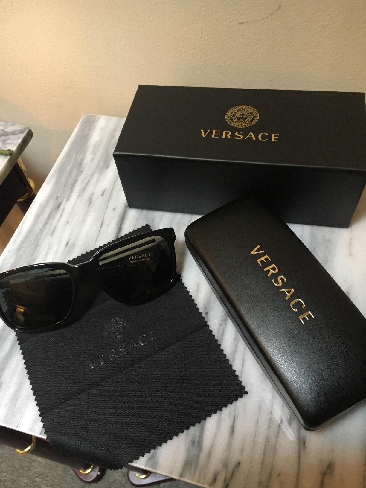 Versace Versace Womens Sunglasses Acetate Size ONE SIZE - 4 Thumbnail