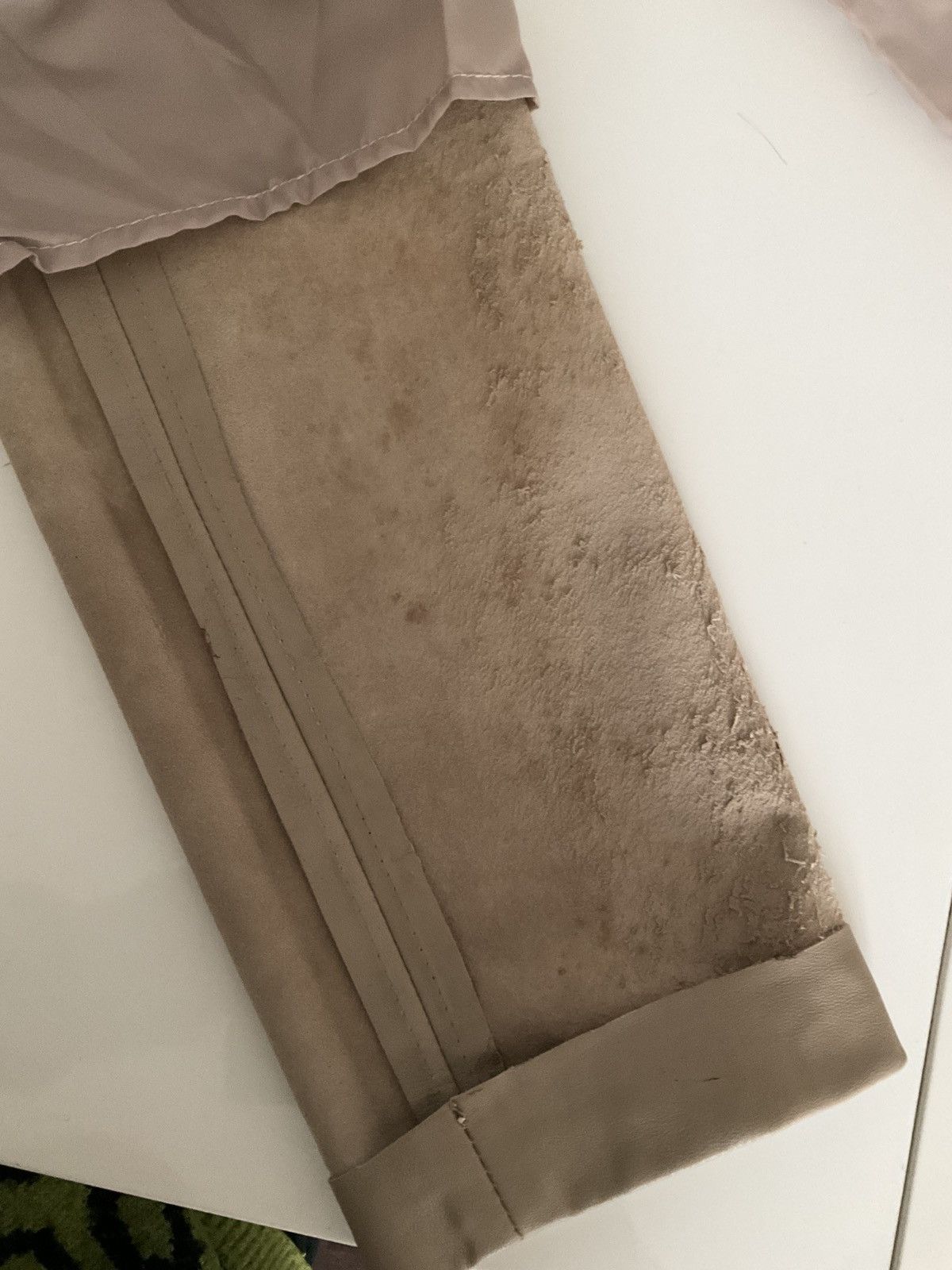 Vintage Beige leather pants Size 28" / US 6 / IT 42 - 9 Thumbnail