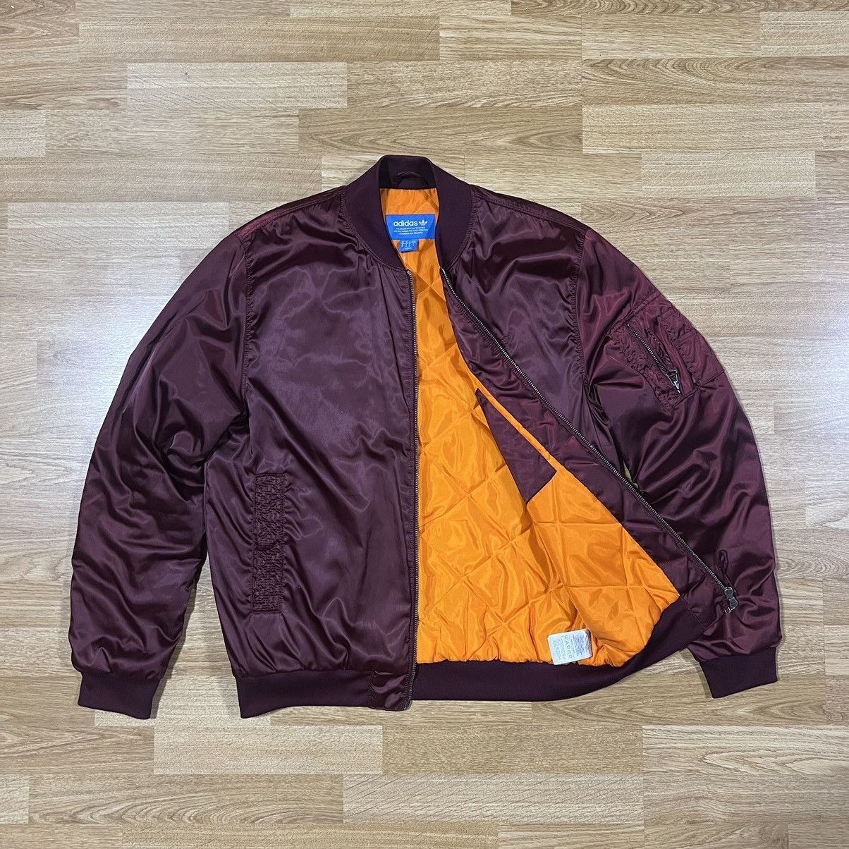 Adidas Adidas Originals Bomber Red Satin Size US M / EU 48-50 / 2 - 3 Thumbnail