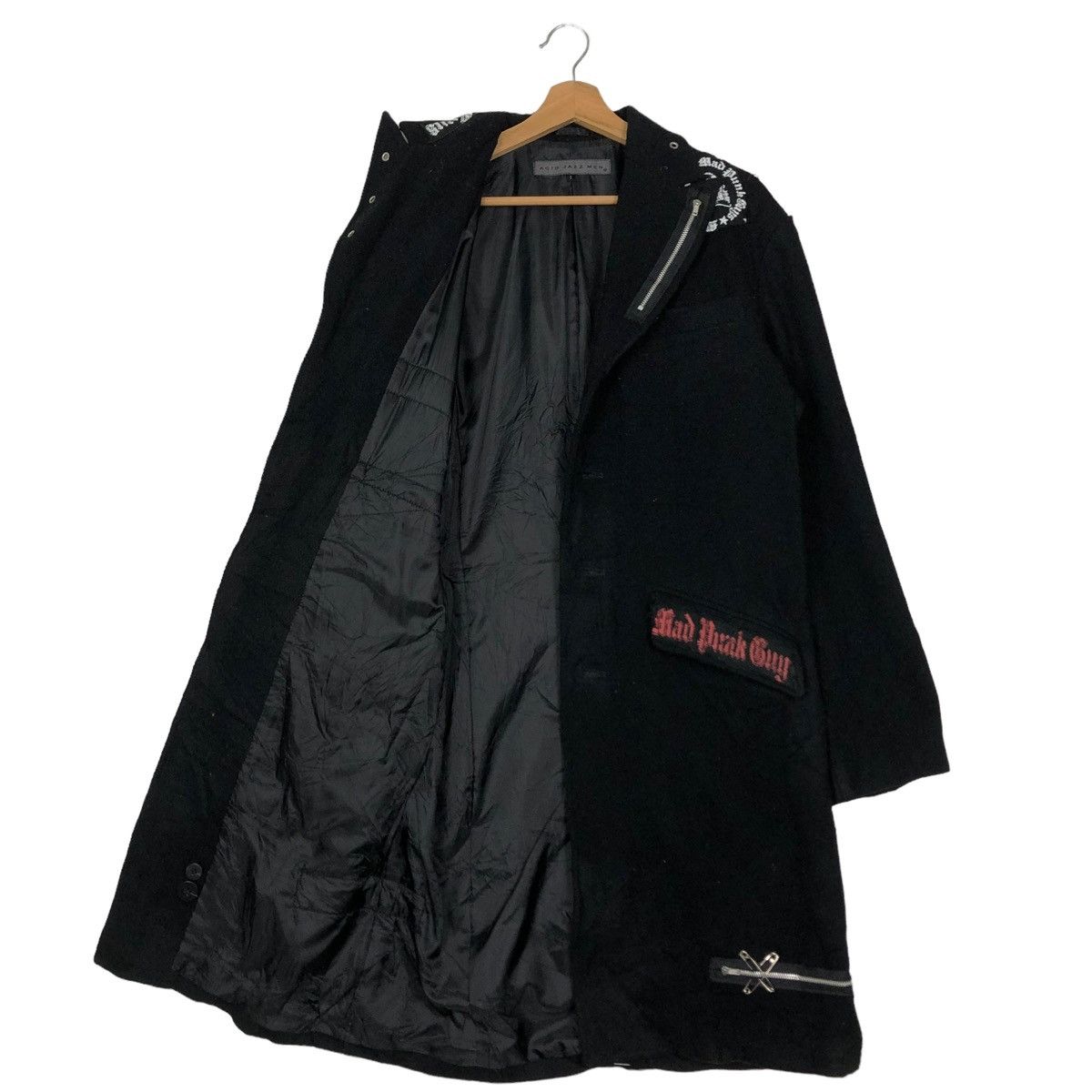 Hysteric Glamour 🔥PUNK DESIGN LONG JACKET ACID JAZZ MEN Size US L / EU 52-54 / 3 - 9 Thumbnail