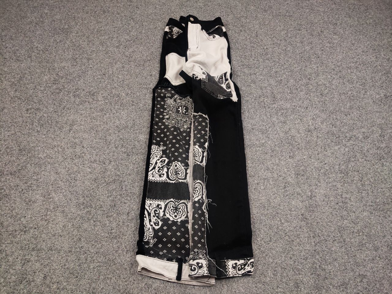 If Six Was Nine Vintage Bandana Jeans Junya Watanabe Playboi Carti Y2K Style Size US 30 / EU 46 - 2 Thumbnail
