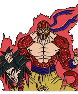 Hat Club Super Saiyan 4 Pin Tonybrimz Size ONE SIZE - 2 Thumbnail