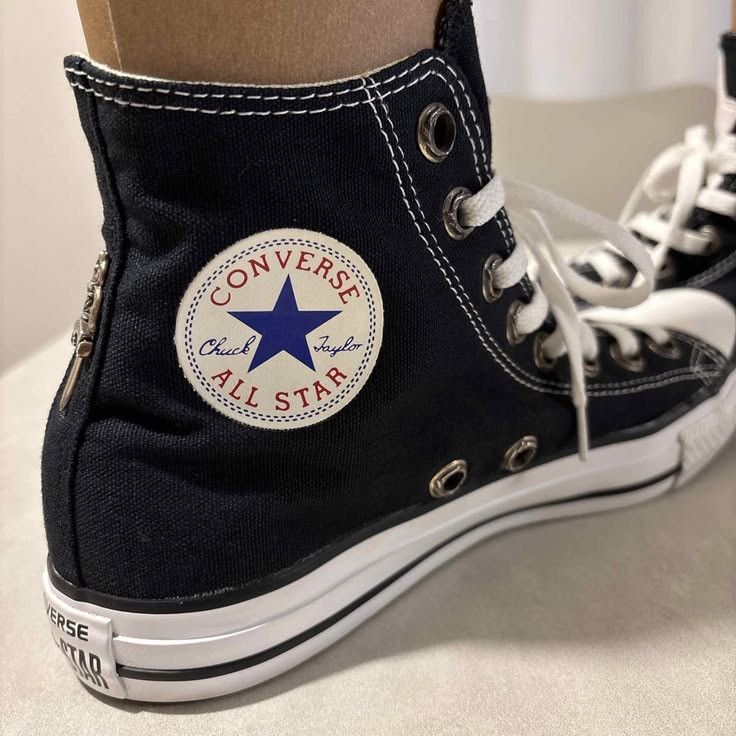 Chrome Hearts CH x Converse Star Patch Sneakers Size US 8 / EU 41 - 2 Thumbnail