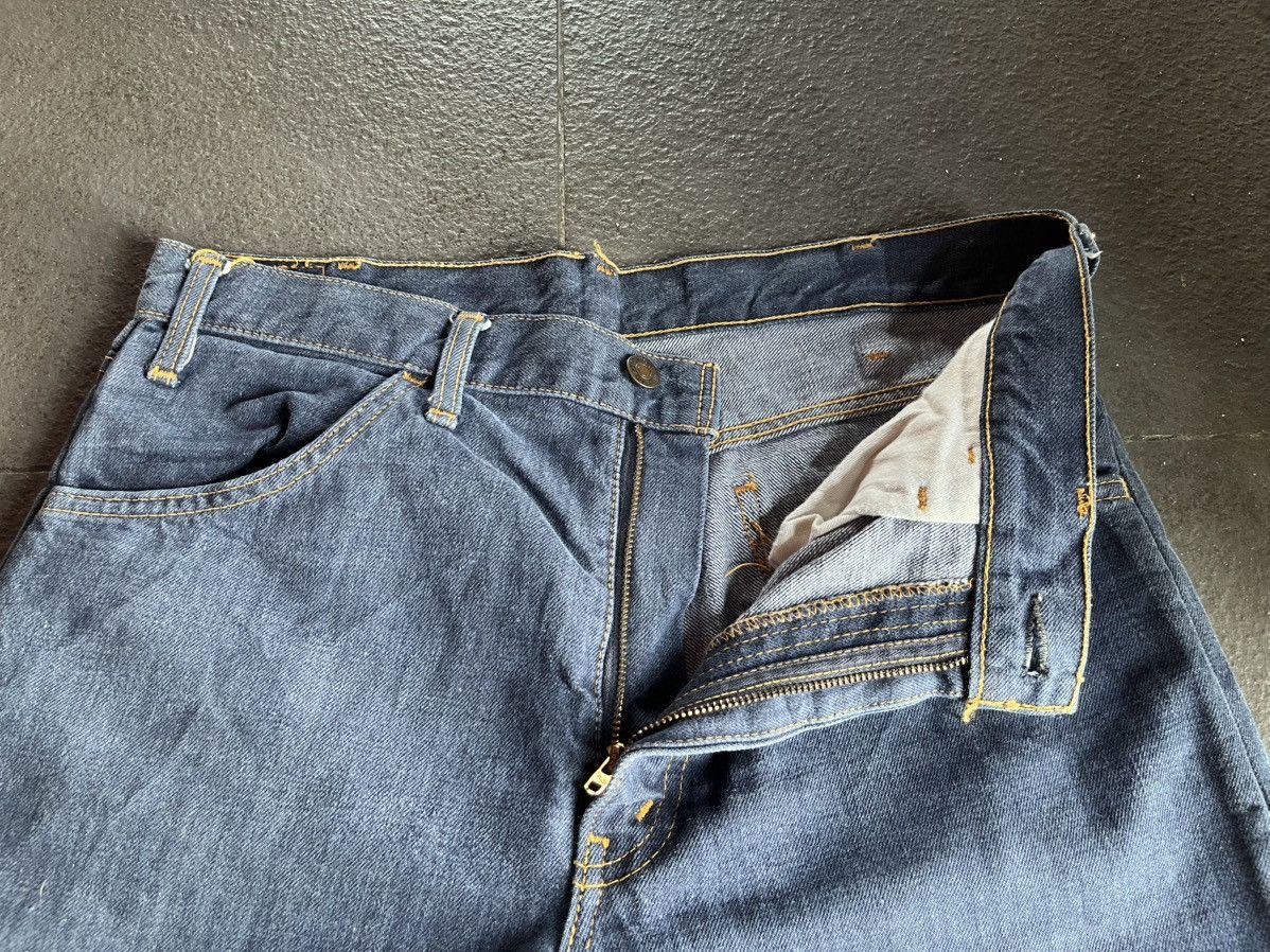 Levi's 🔥Rare Vtg 70s Levis 646 Big E Orange Tab Bottom Bell Flare Size US 33 - 12 Thumbnail