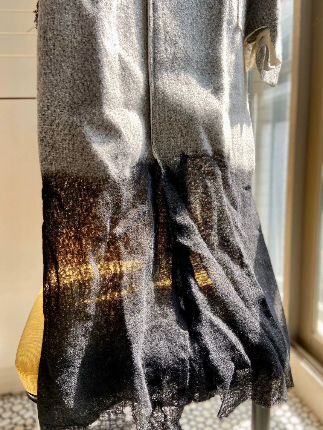 Yohji Yamamoto Yohji Yamamoto Decon Wool Like New Size 1 Grad Distressed Size US S / EU 44-46 / 1 - 2 Thumbnail