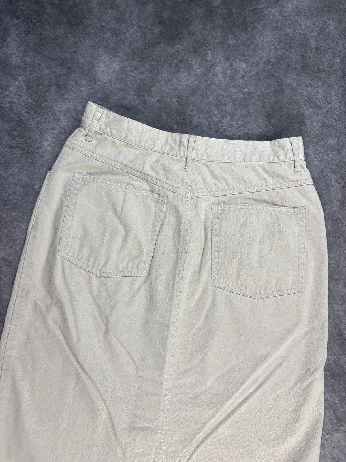 Eddie Bauer × Vintage 1990s Vintage Maxi Skirt Eddie Bauer Front Button Long Vent Size 32" / US 10 / IT 46 - 9 Thumbnail