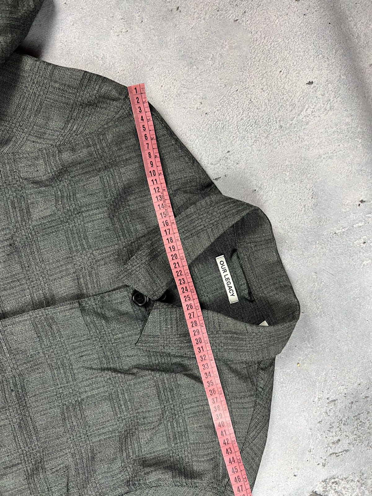 Our Legacy Our legacy Linen wool tartan jacket Size US M / EU 48-50 / 2 - 7 Thumbnail