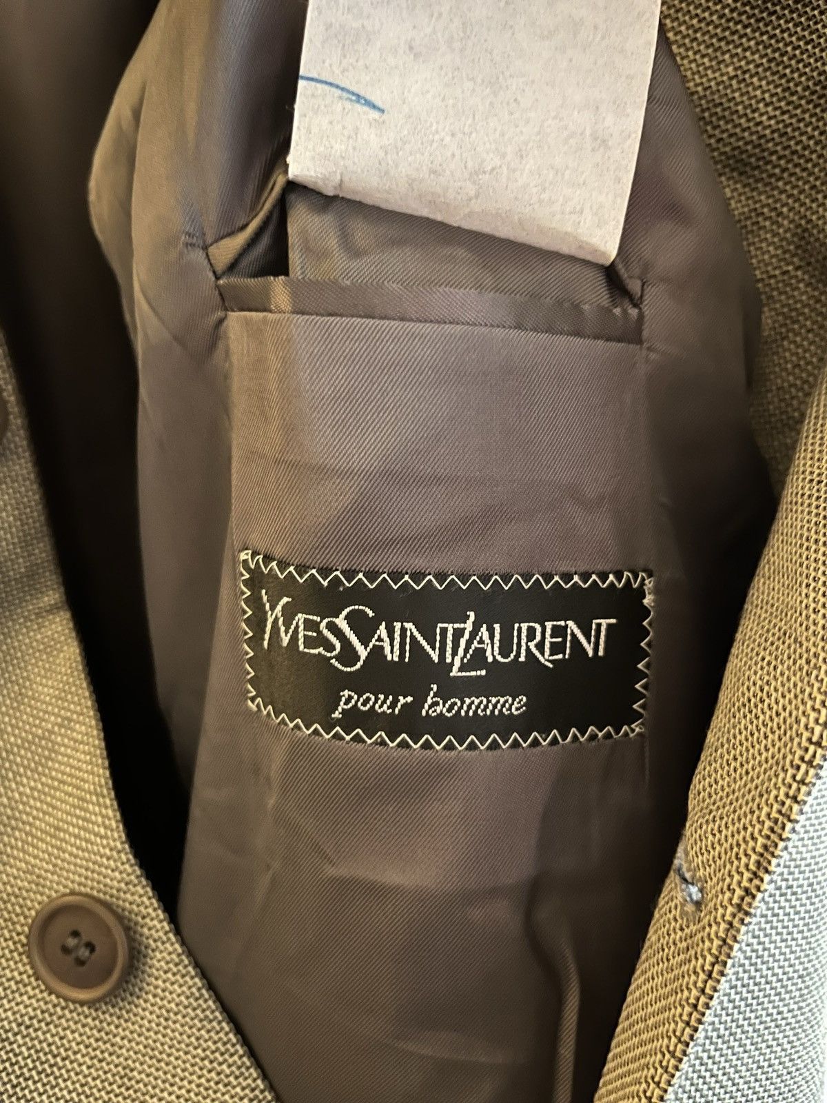 Vintage × Yves Saint Laurent Yves Saint Laurent Vintage Blazer Size 40R - 5 Thumbnail