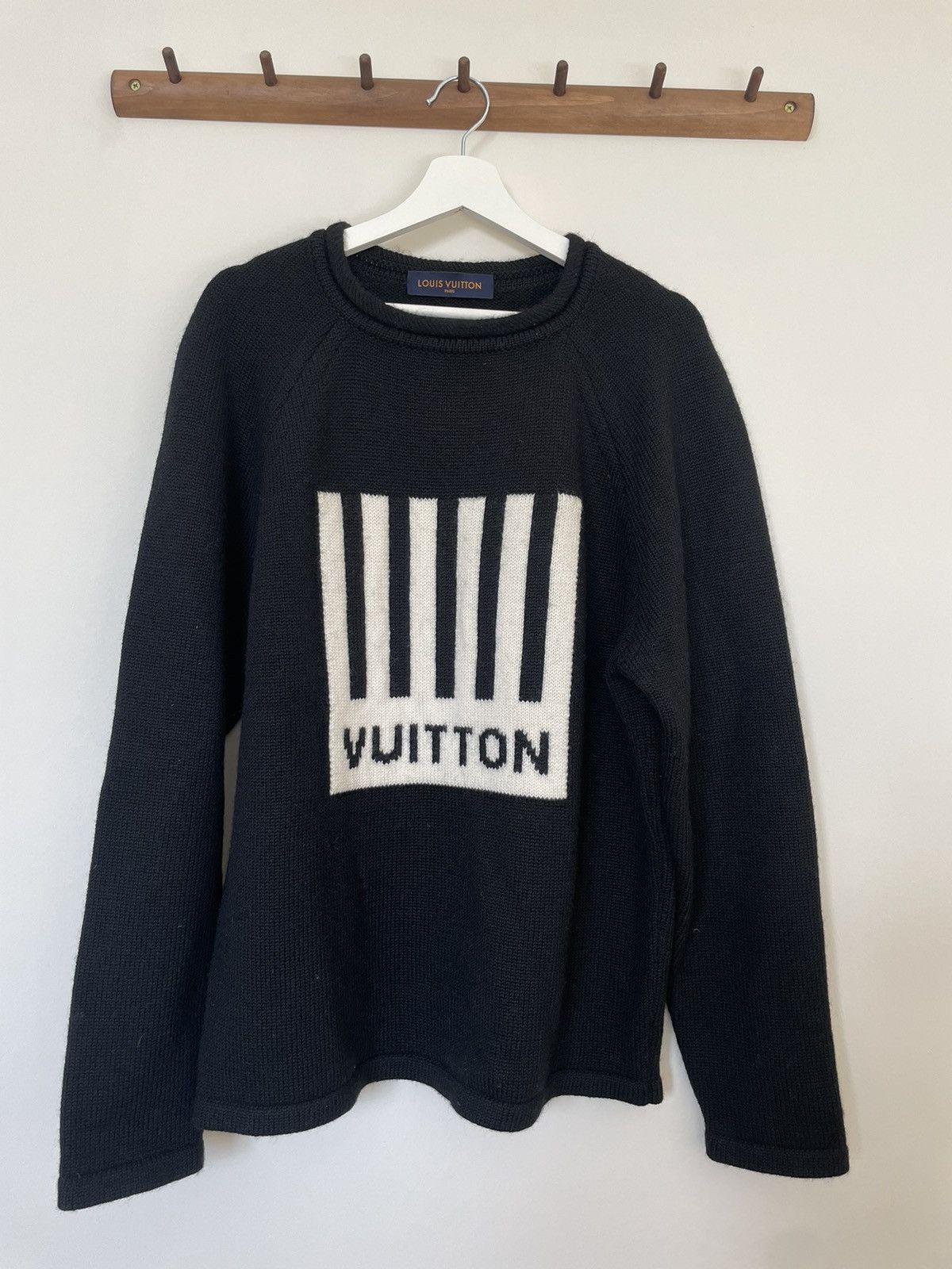 Barcode Monogram Sweater