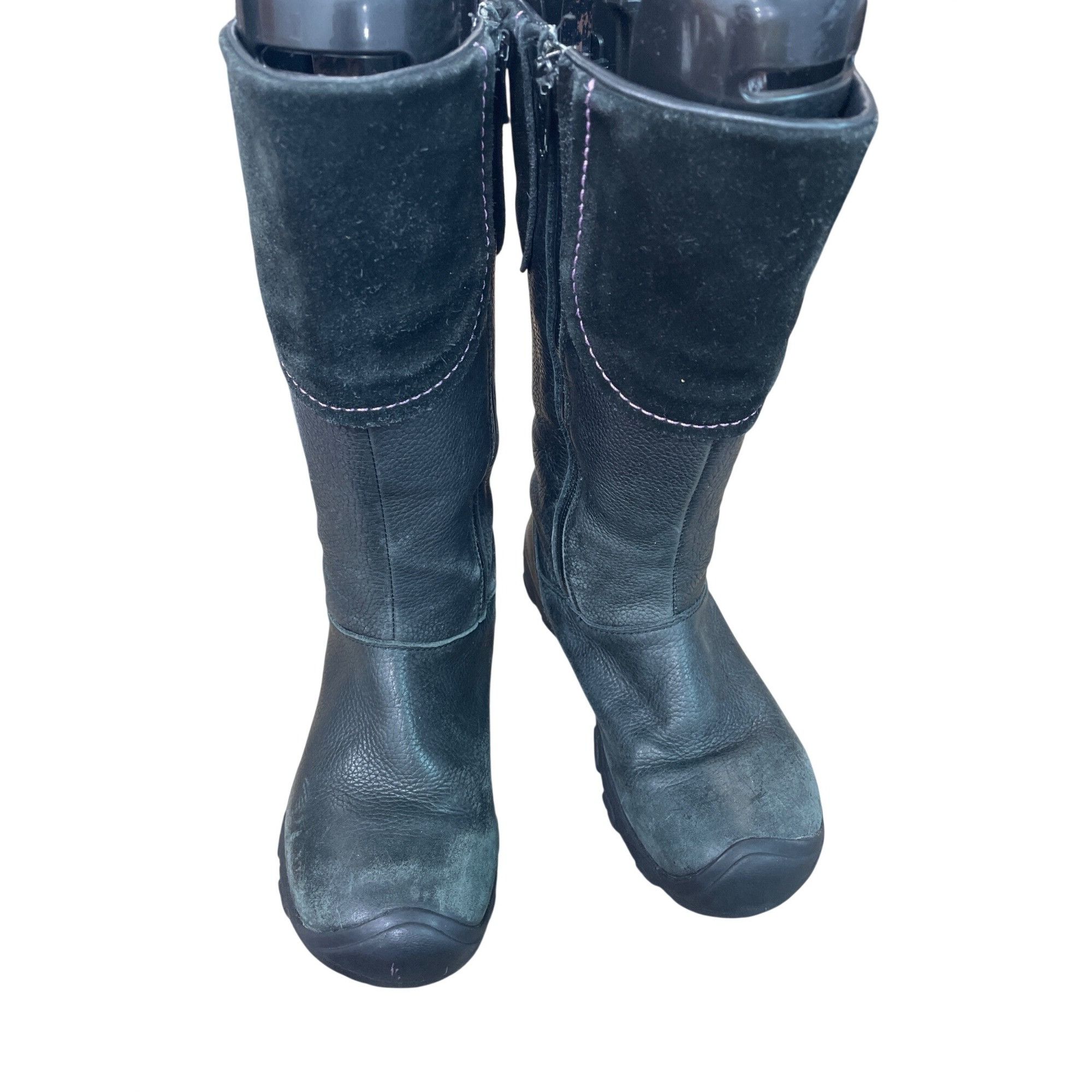 KEEN Keen Womans Black Leather Suede Waterproof Winter Boots Sz 4 Size US 4 / IT 34 - 22 Thumbnail