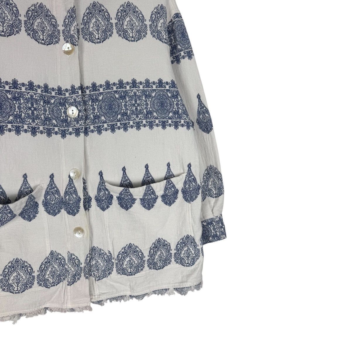 Zara 🌟ZARA PAISLEY BUTTON JACKET Size M / US 6-8 / IT 42-44 - 6 Thumbnail