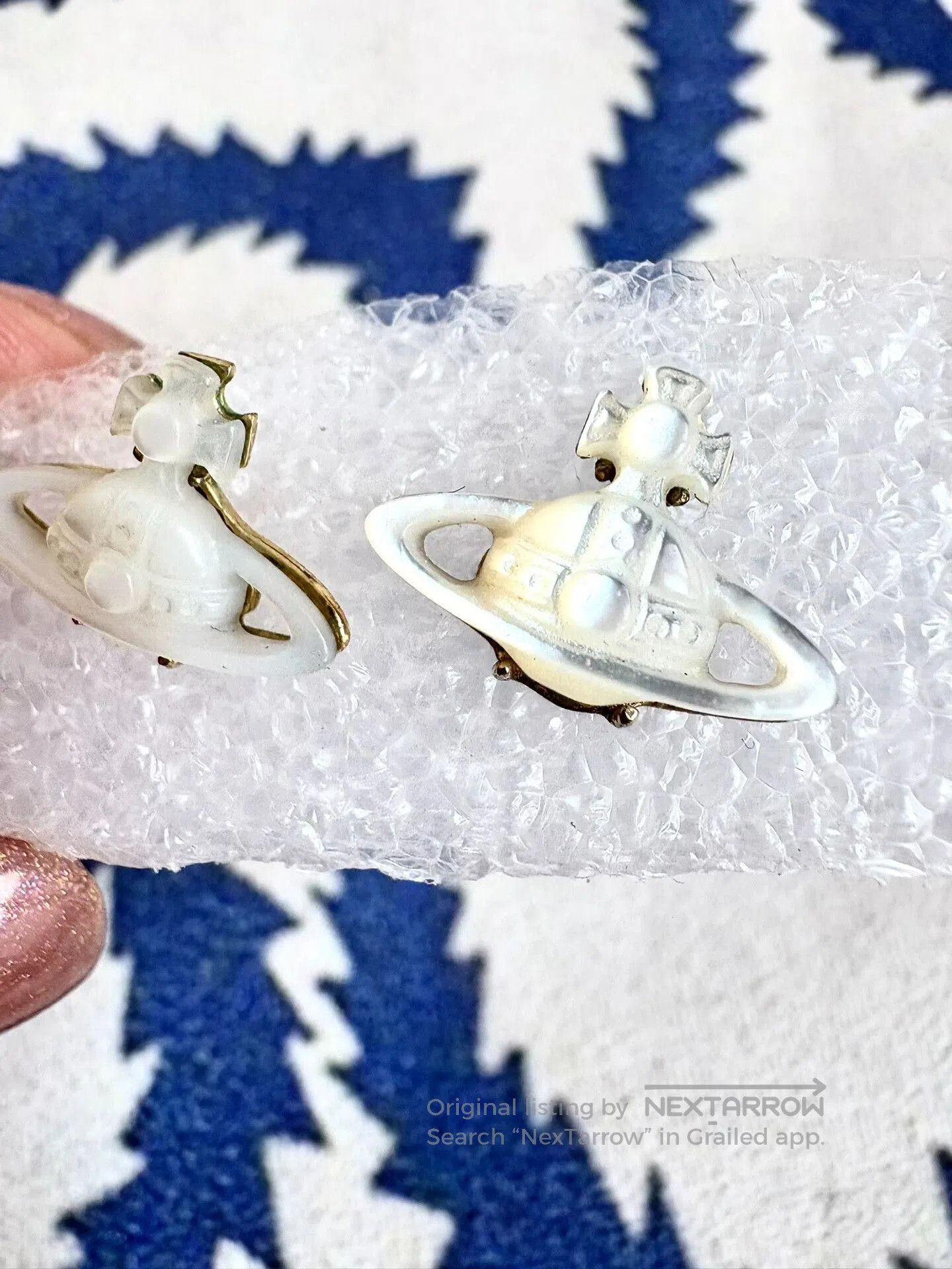 Vivienne Westwood Vivienne Westwood Vintage Saturn Earrings. Size ONE SIZE - 3 Thumbnail