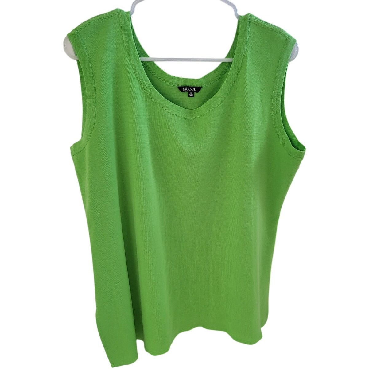 Other Misook Sleeveless Blouse in Neon Green - XL Size XL / US 12-14 / IT 48-50 - 1 Thumbnail